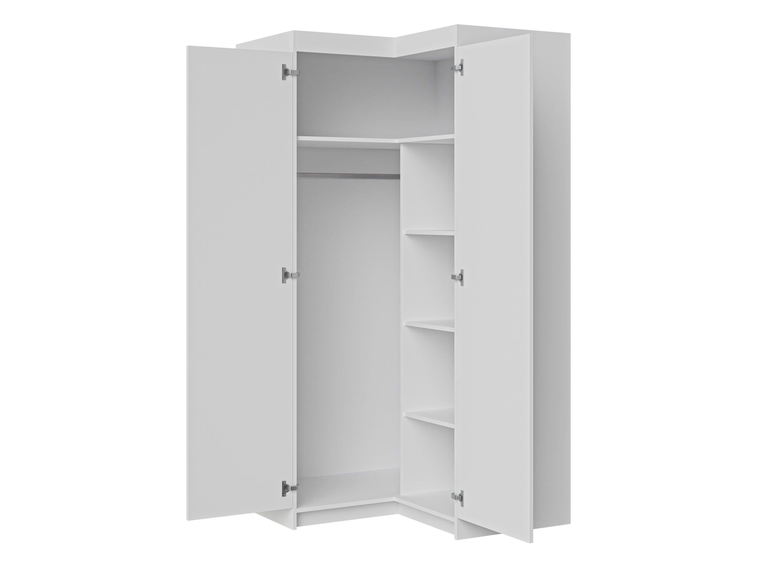 Eckkleiderschrank Novduni 116 (Beige)
