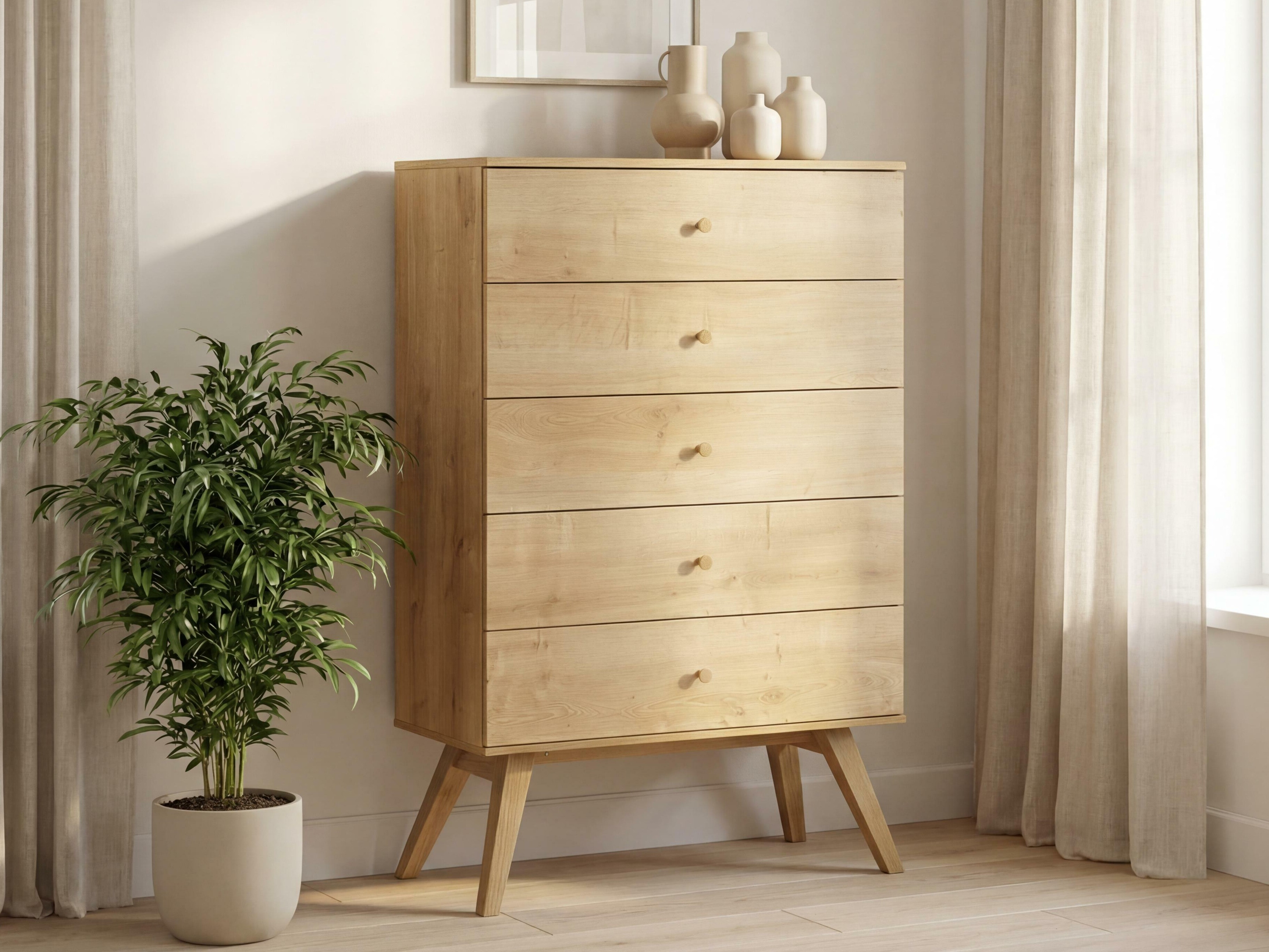 Kommoden Ruvruvi 111 (Eichenholzoptik)