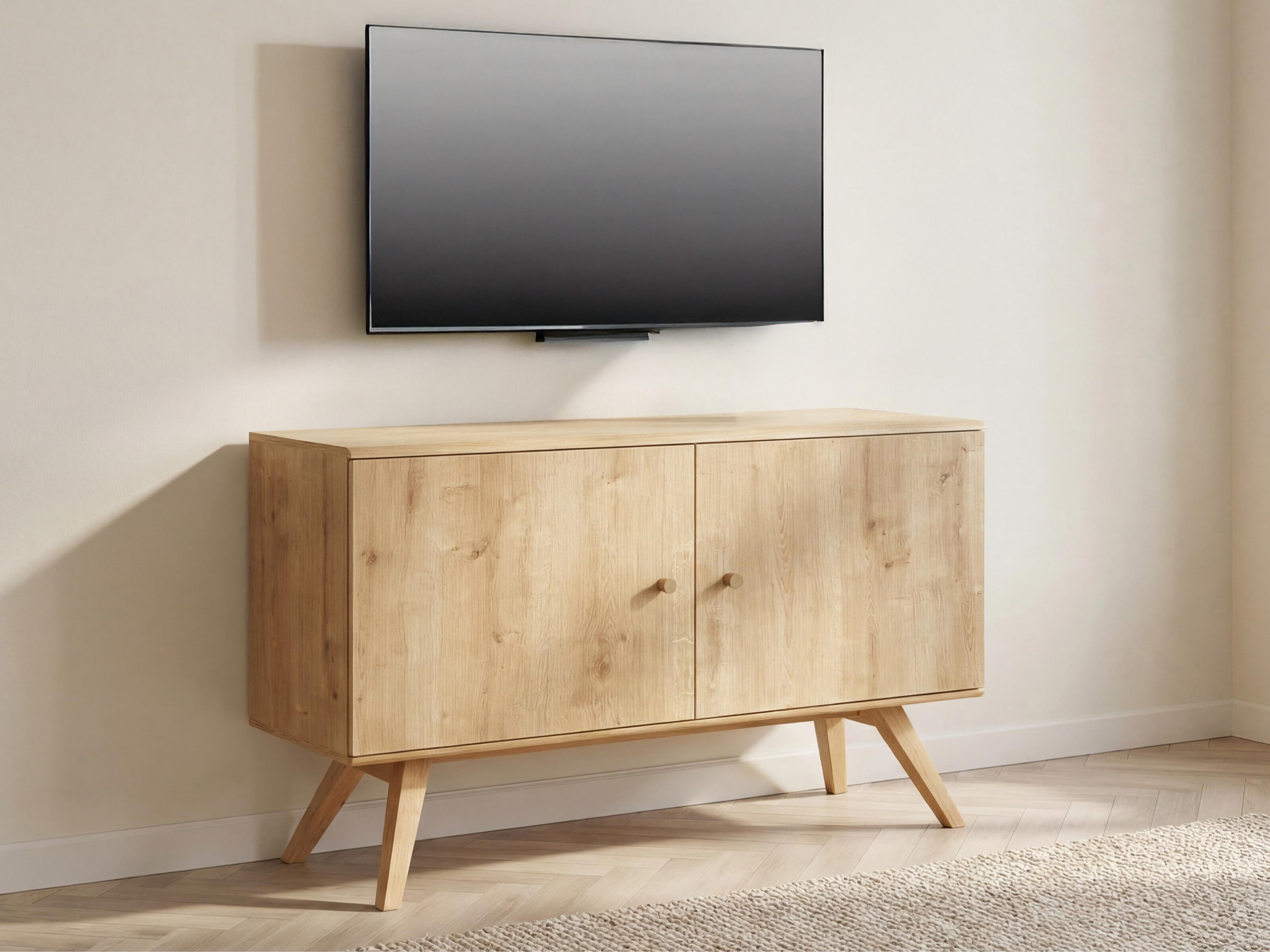 TV-Möbel Ruvruvi 108 (Eichenholzoptik)