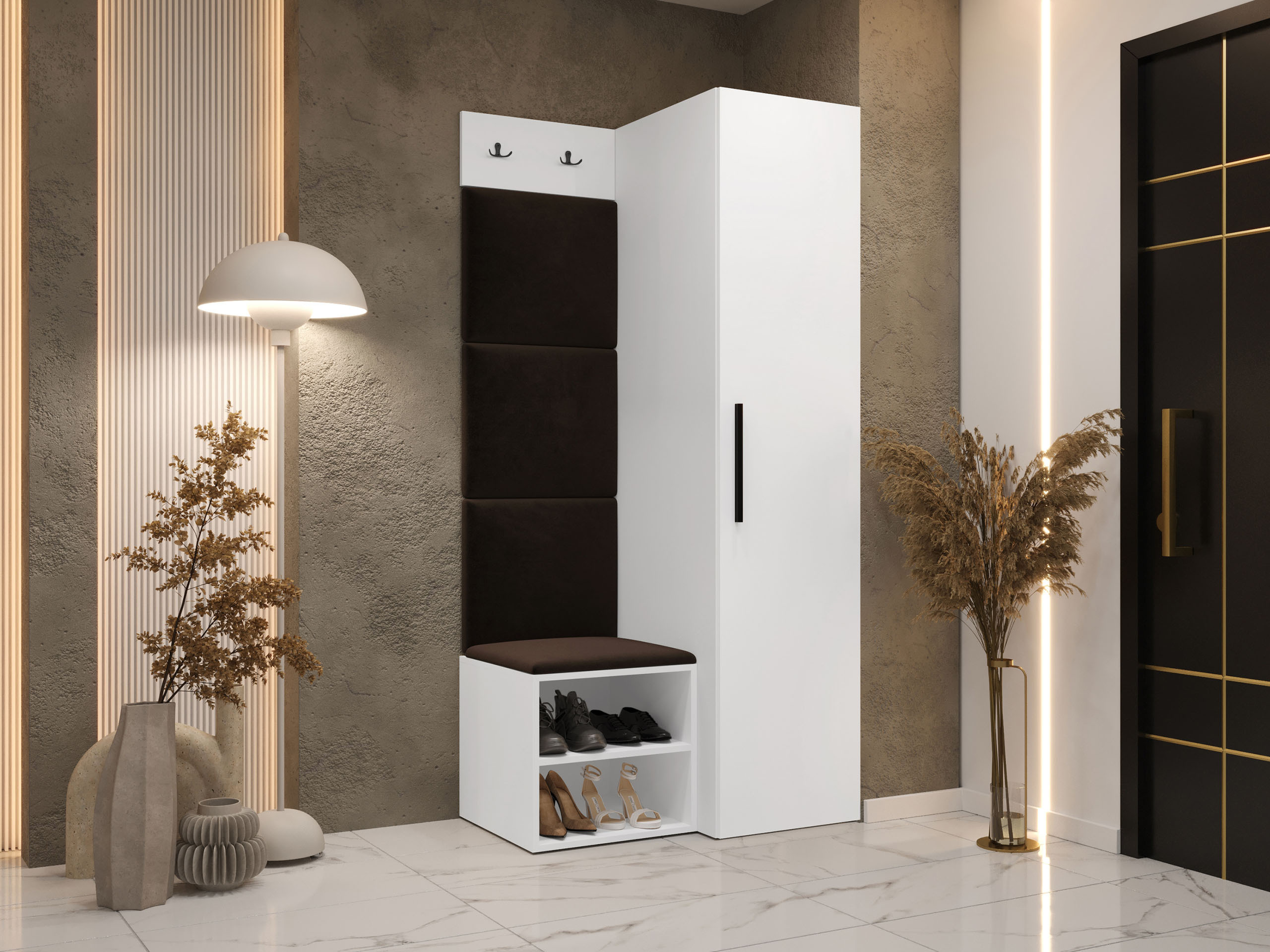 Flurgarnitur Hartford 524 (Weiss)