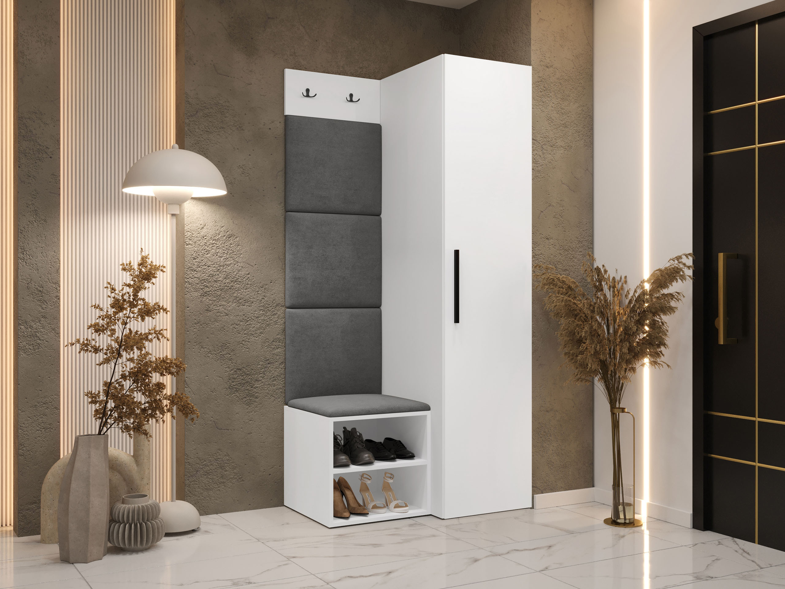 Flurgarnitur Hartford 524 (Weiss)