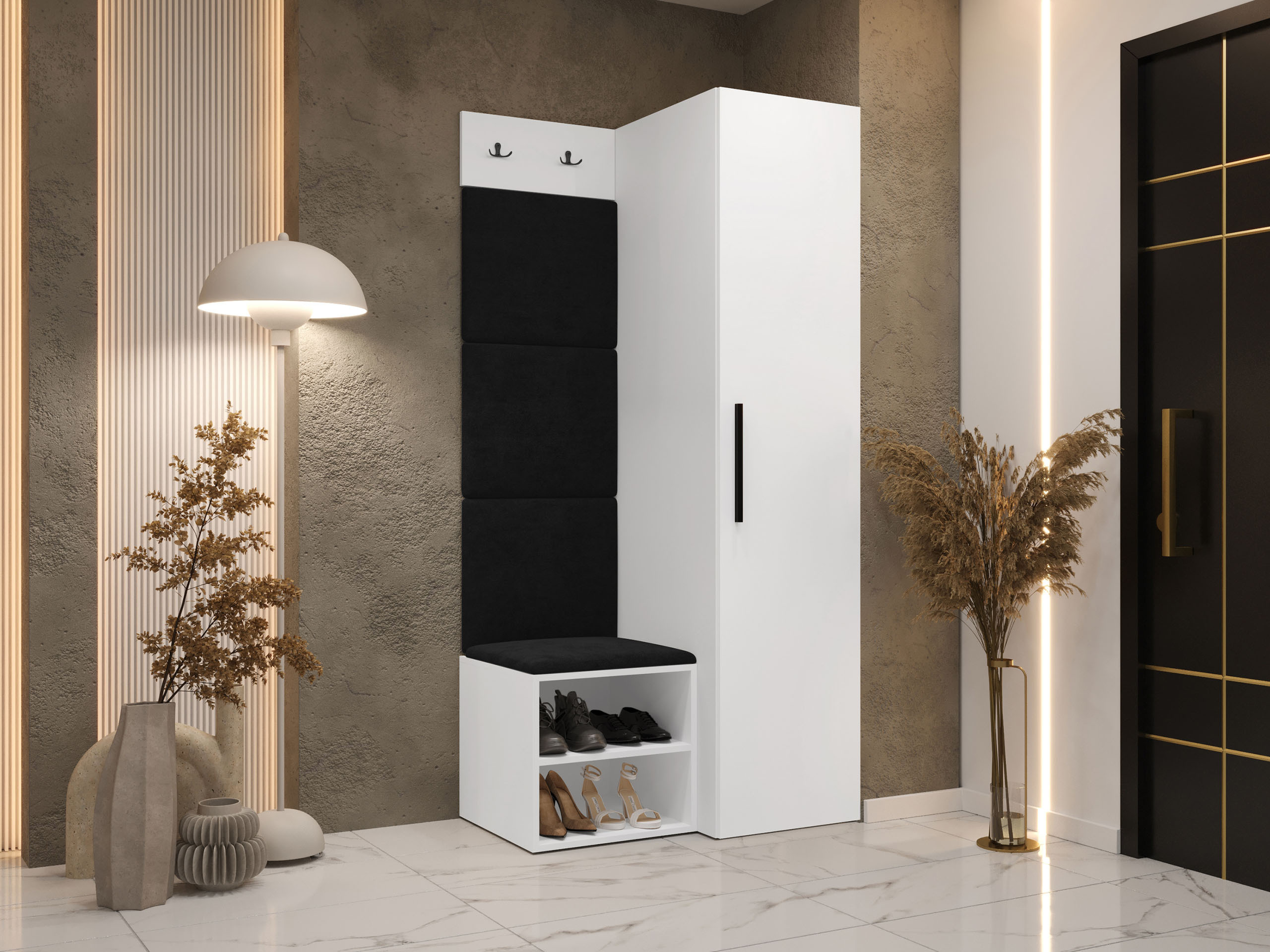 Flurgarnitur Hartford 524 (Weiss)