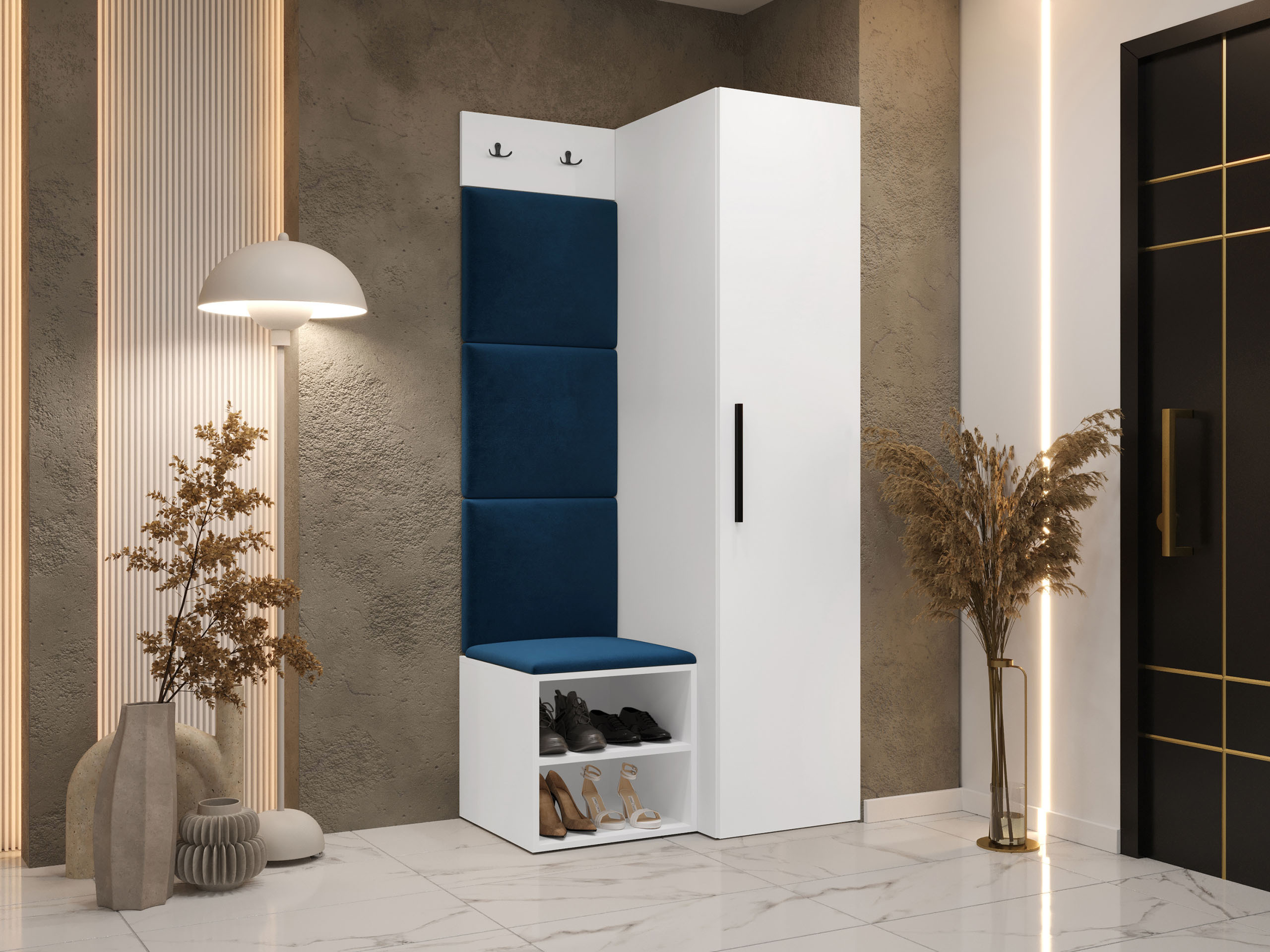 Flurgarnitur Hartford 524 (Weiss)