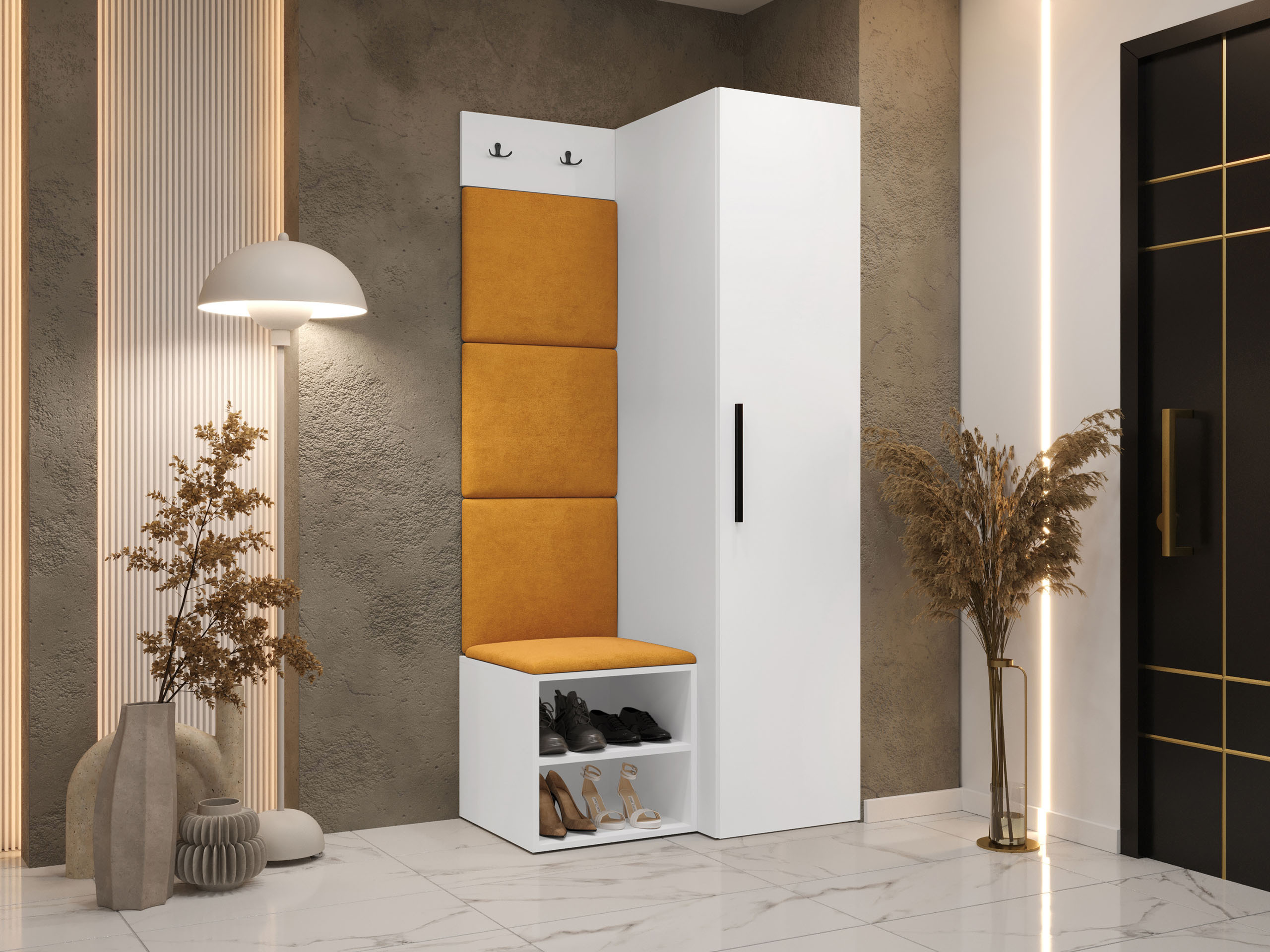 Flurgarnitur Hartford 524 (Weiss)