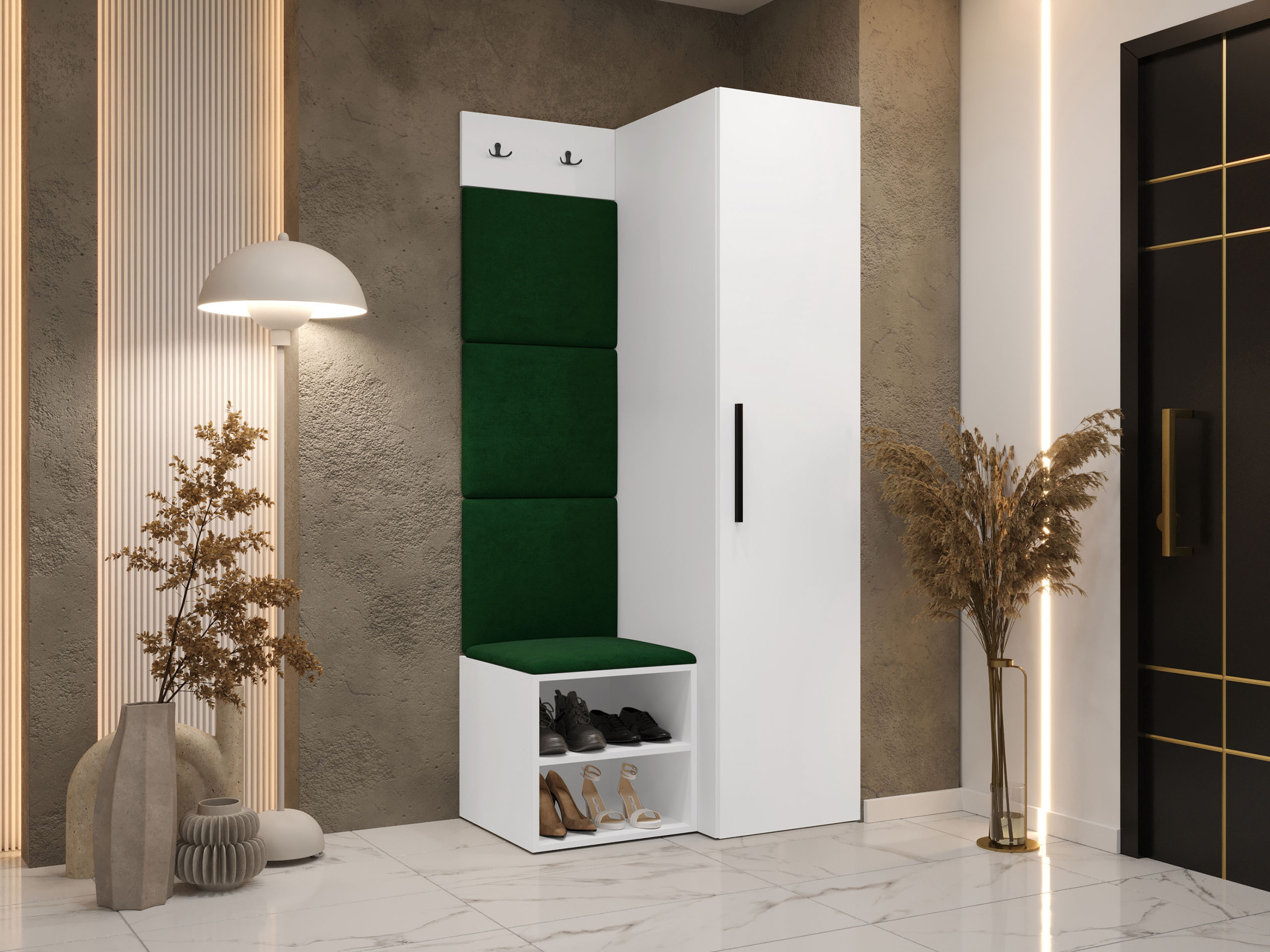 Flurgarnitur Hartford 524 (Weiss)