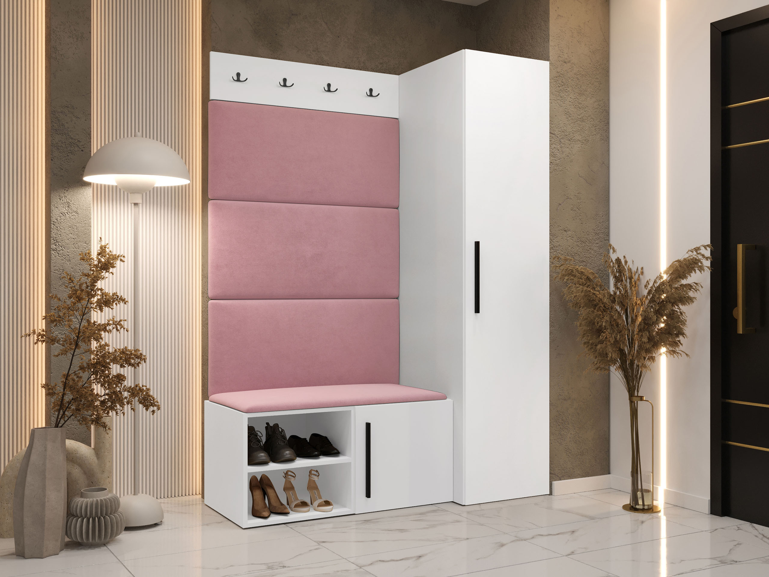 Flurgarnitur Hartford 525 (Weiss)