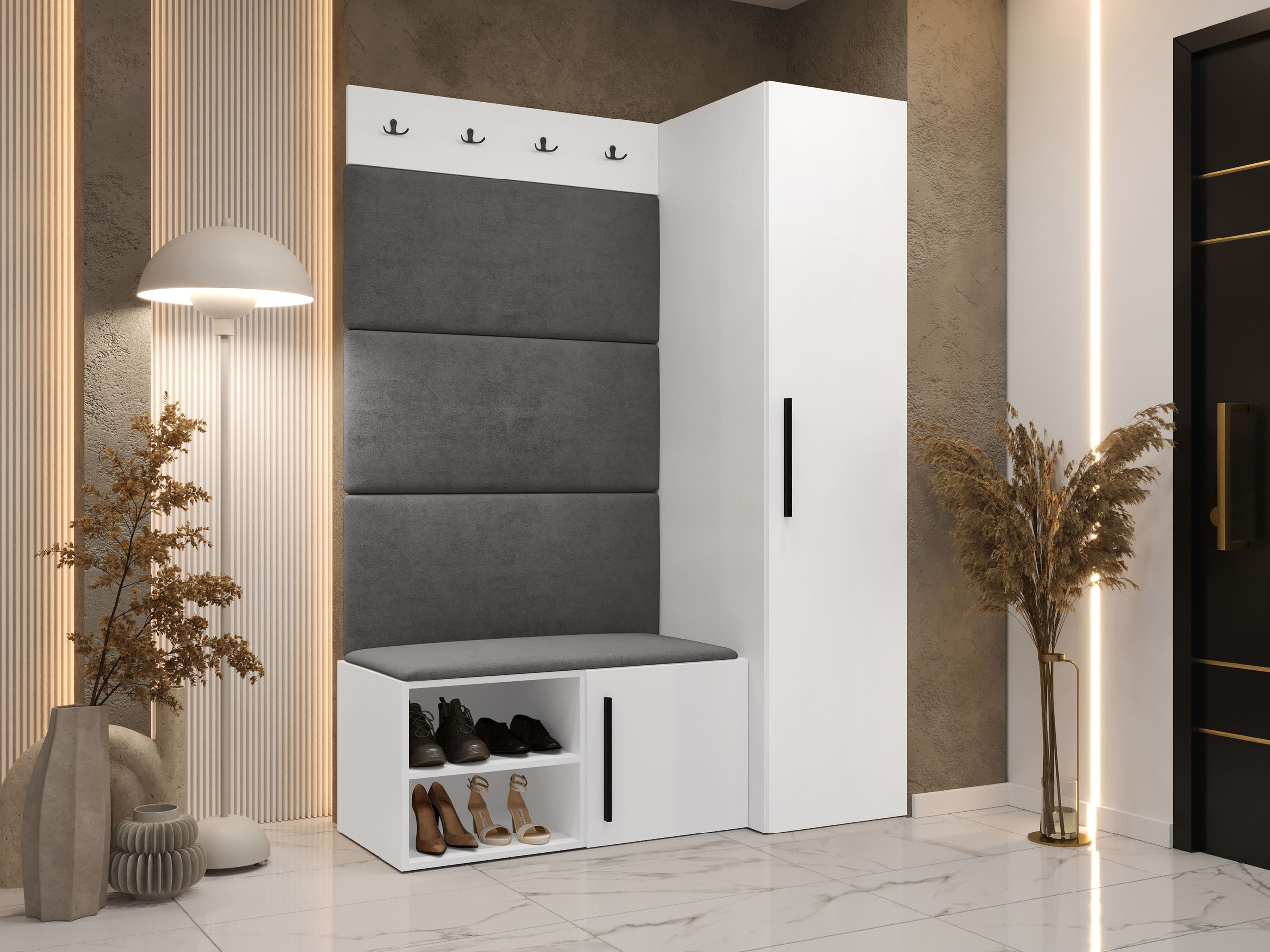 Flurgarnitur Hartford 525 (Weiss)