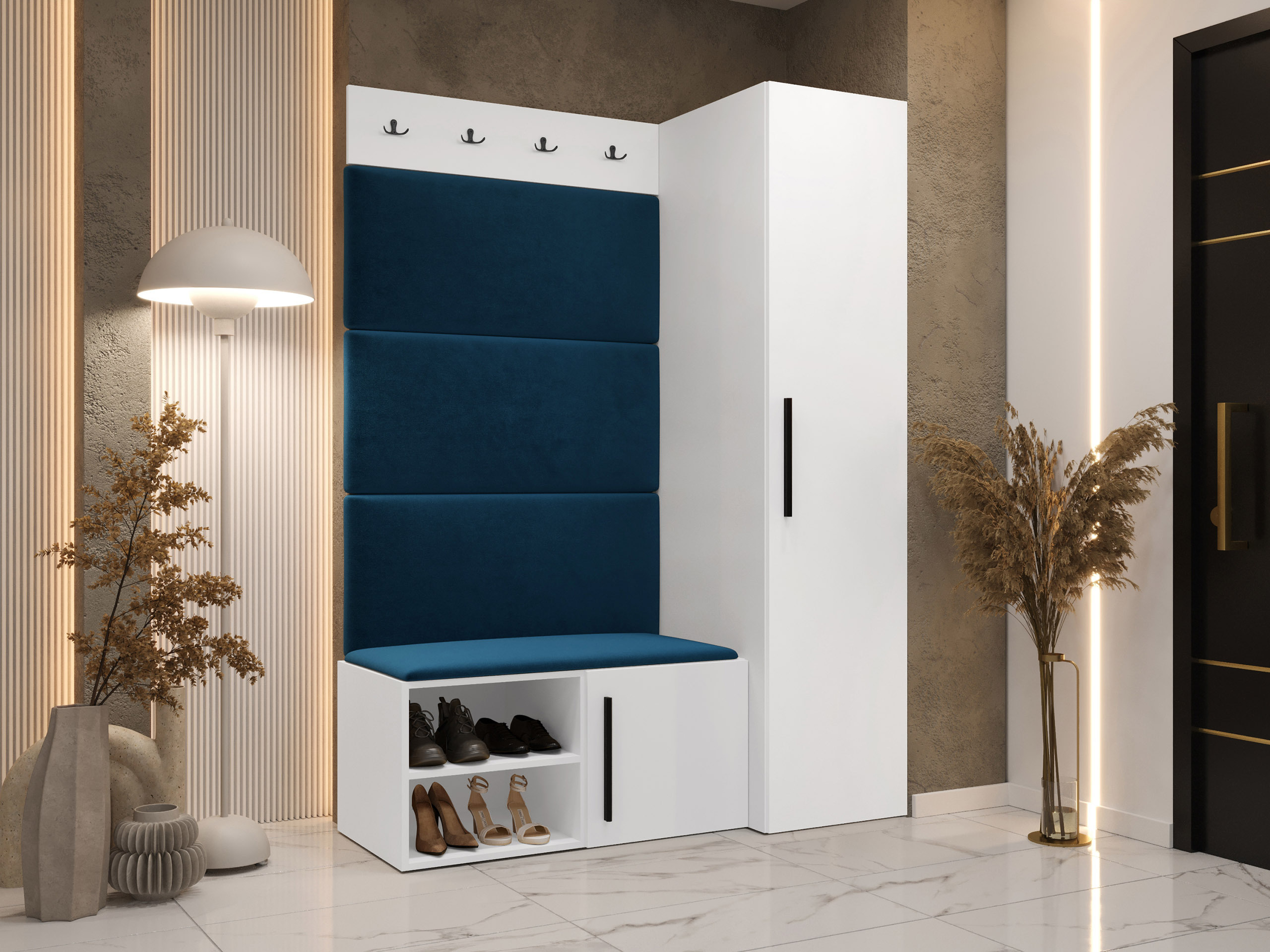 Flurgarnitur Hartford 525 (Weiss)