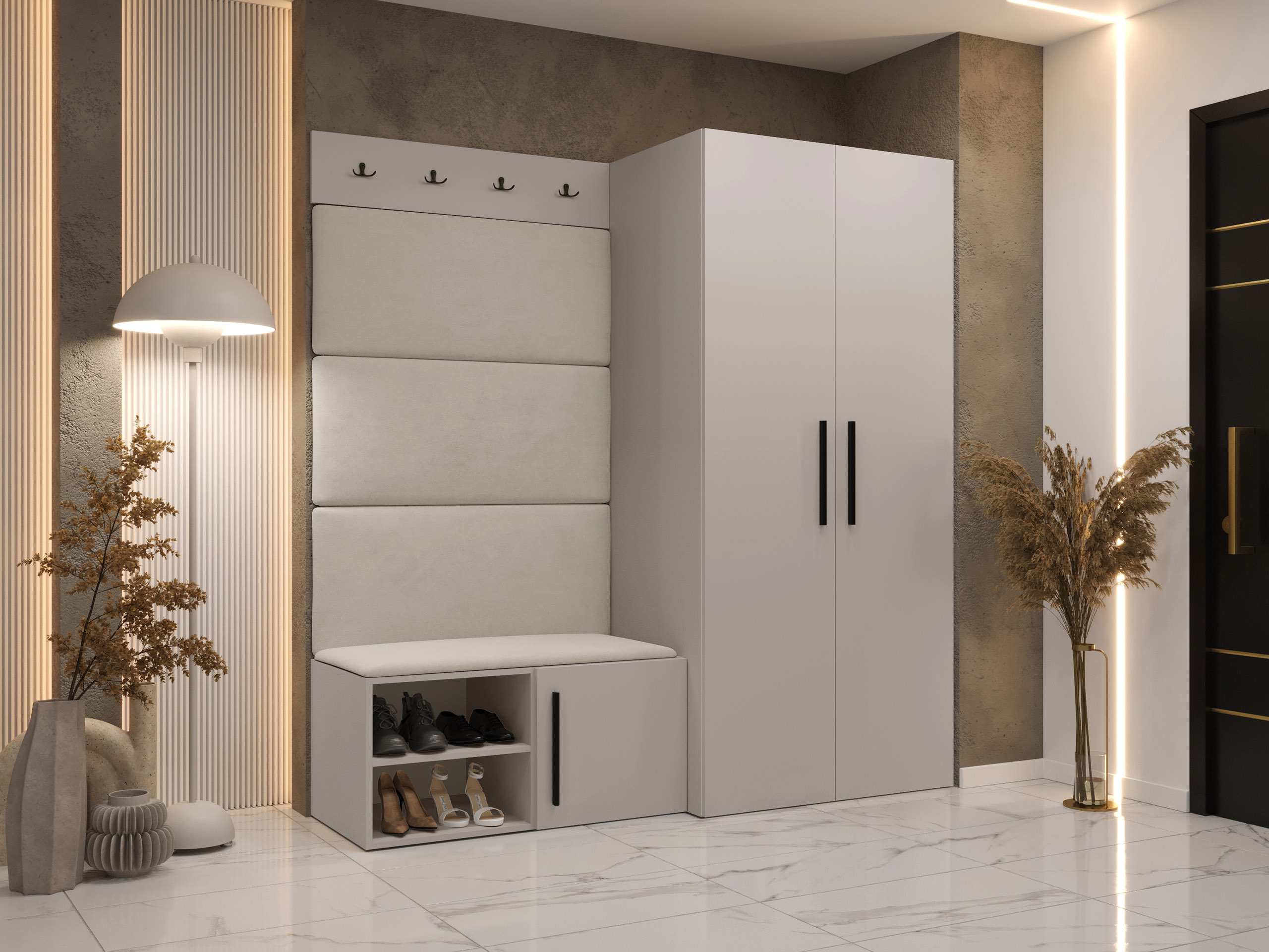 Flurgarnitur Hartford 526 (Kaschmir)