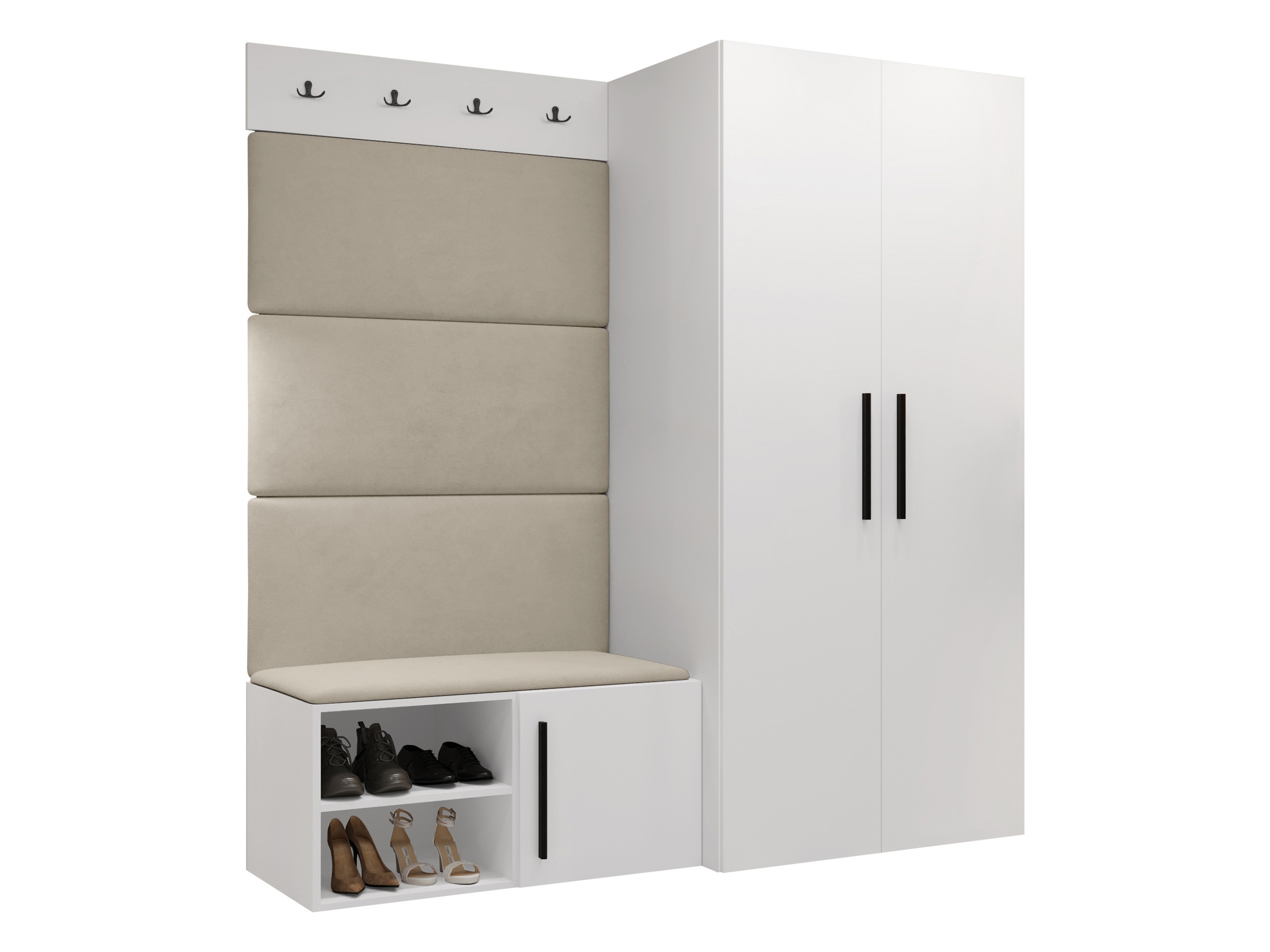 Flurgarnitur Hartford 526 (Weiss)