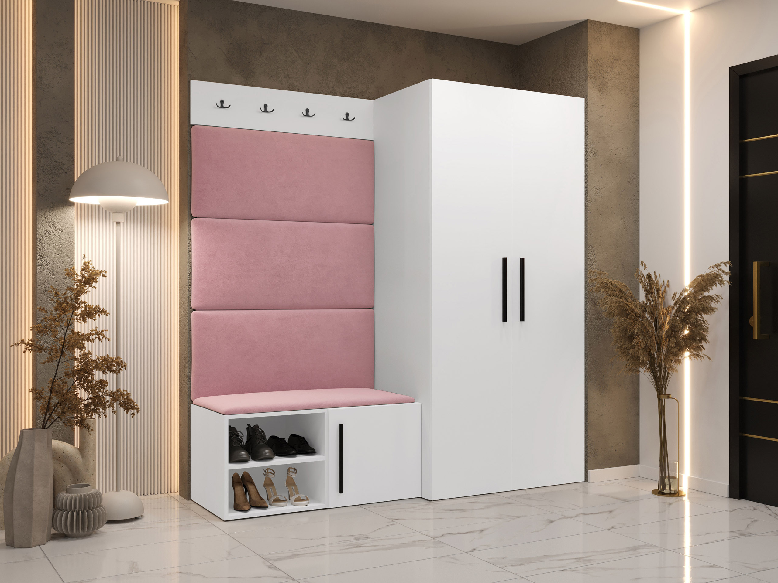 Flurgarnitur Hartford 526 (Weiss)