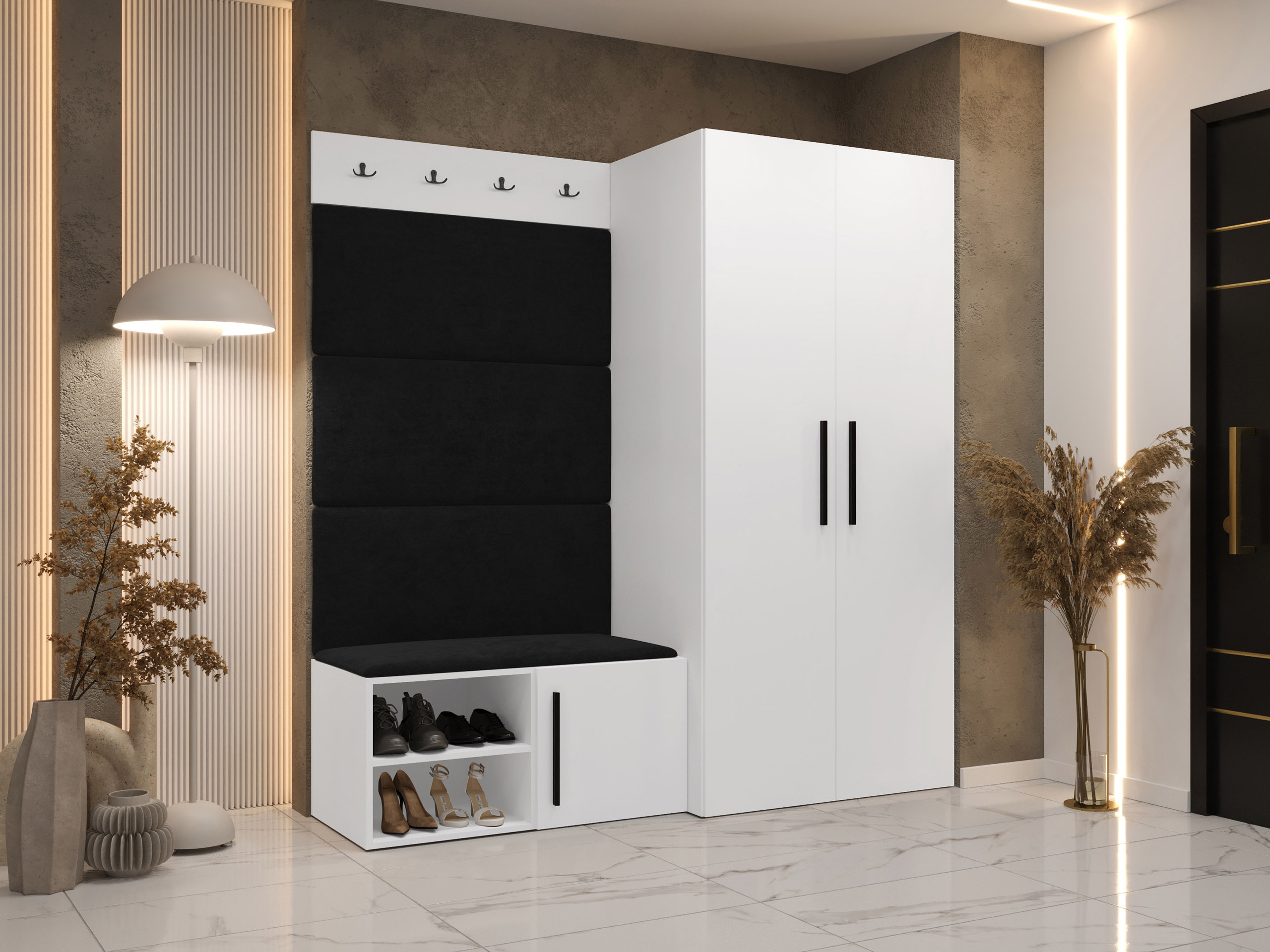 Flurgarnitur Hartford 526 (Weiss)