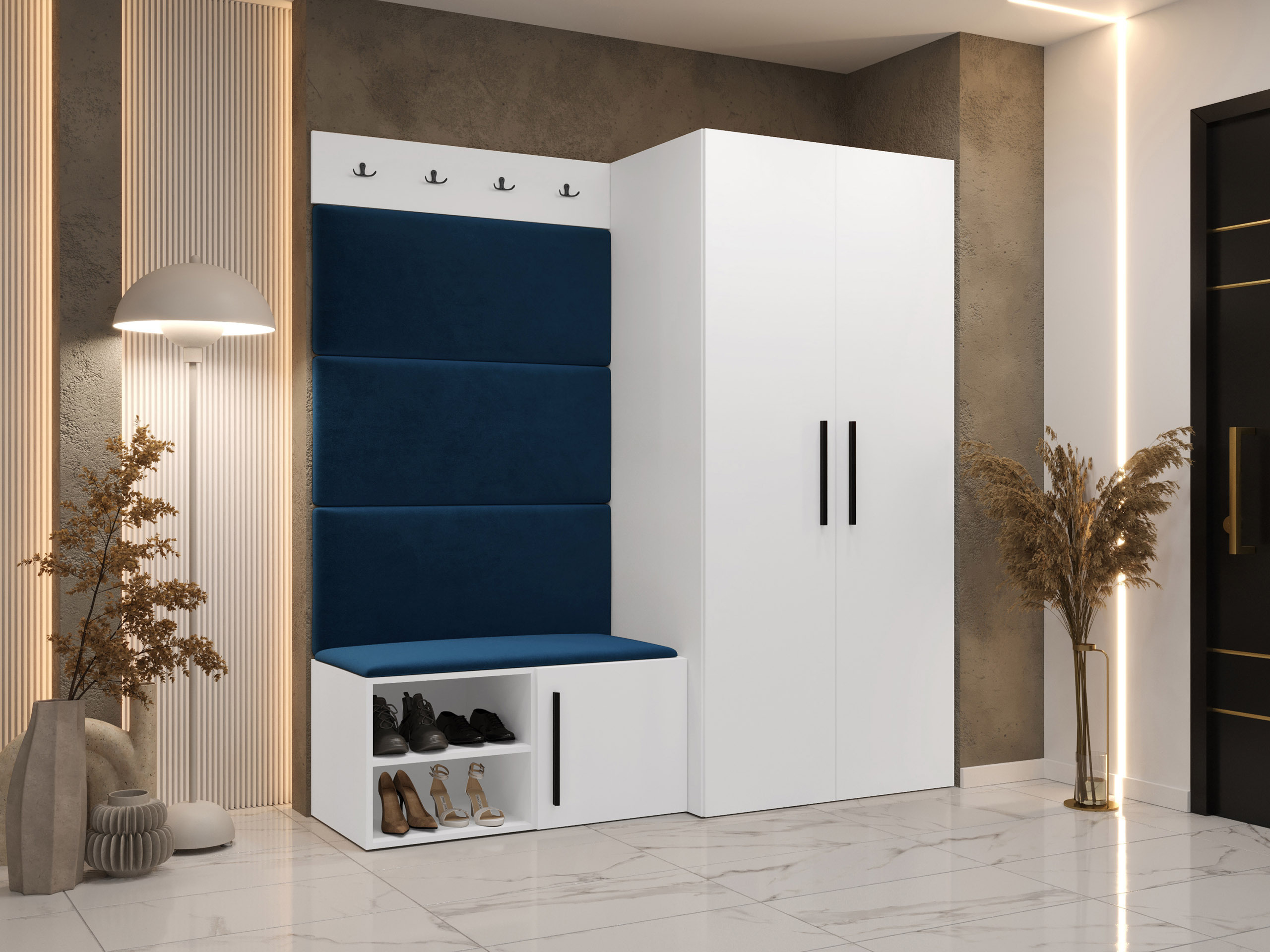 Flurgarnitur Hartford 526 (Weiss)