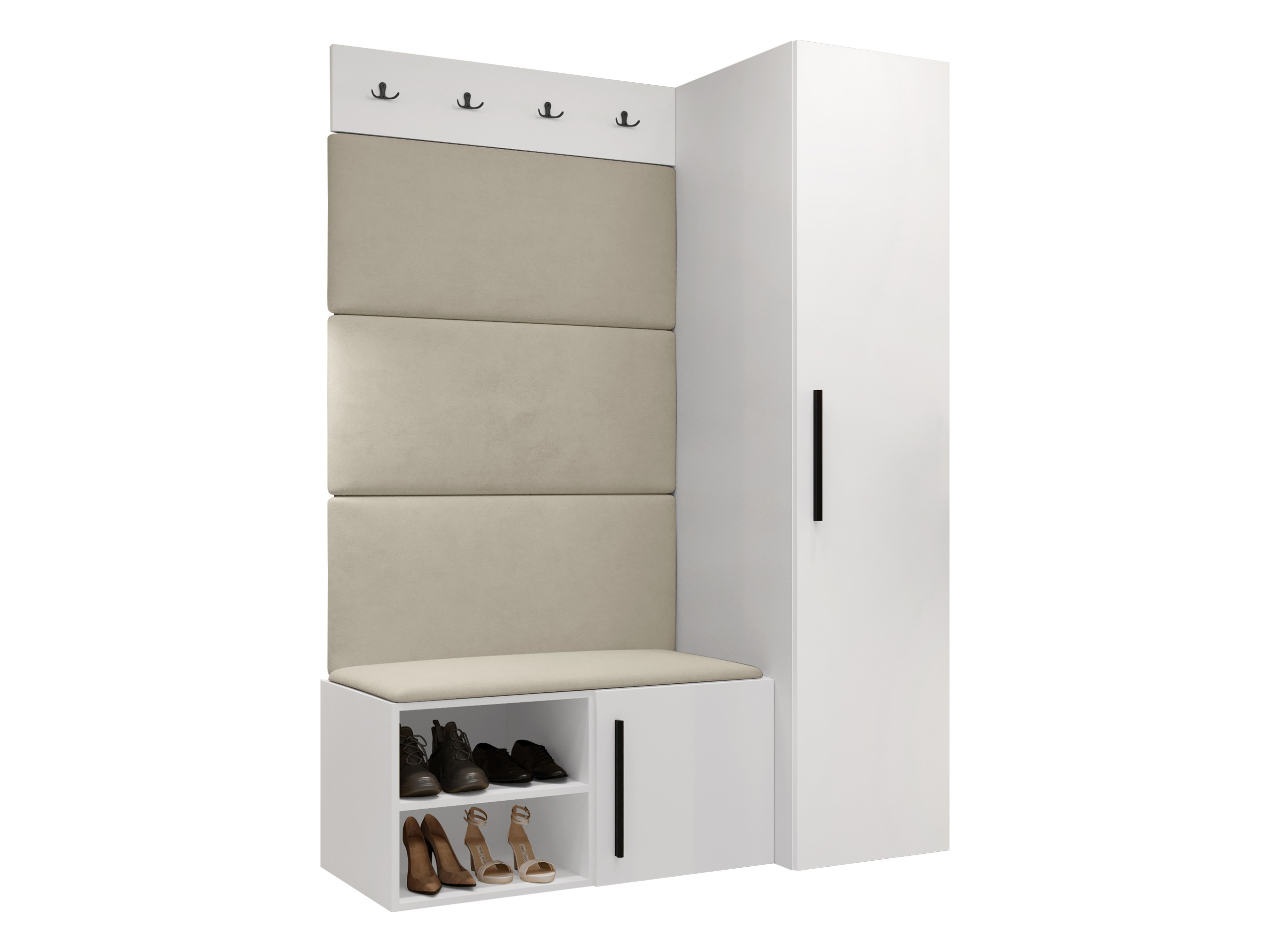 Flurgarnitur Nitos II (Weiss)