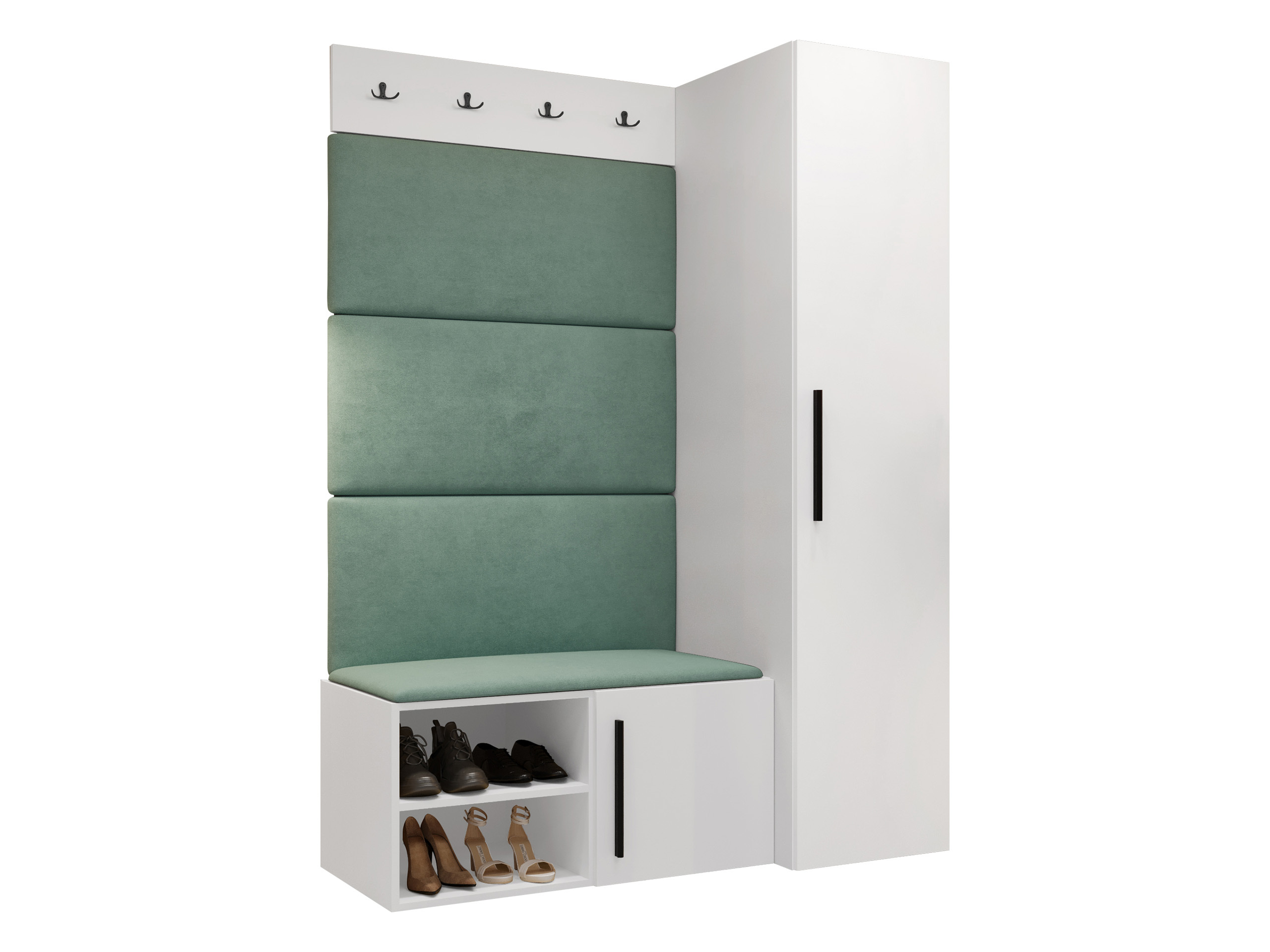 Flurgarnitur Nitos II (Weiss)