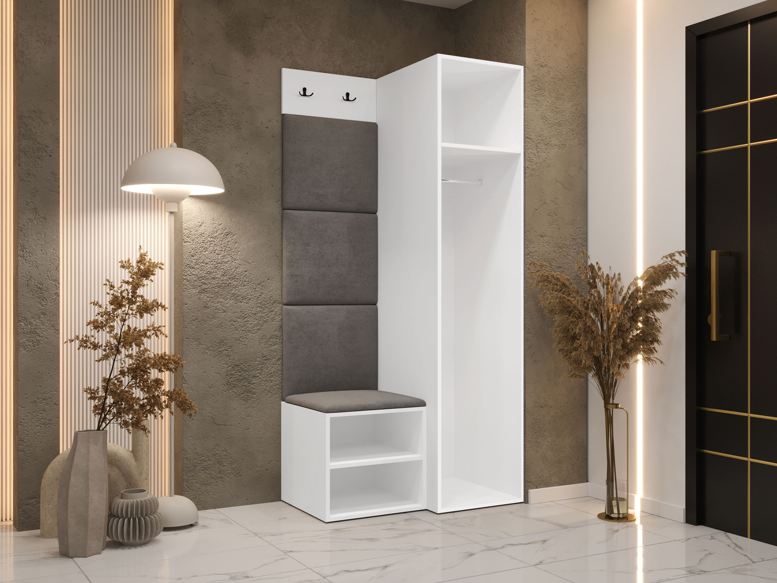 Flurgarnitur Nitos III (Weiss)