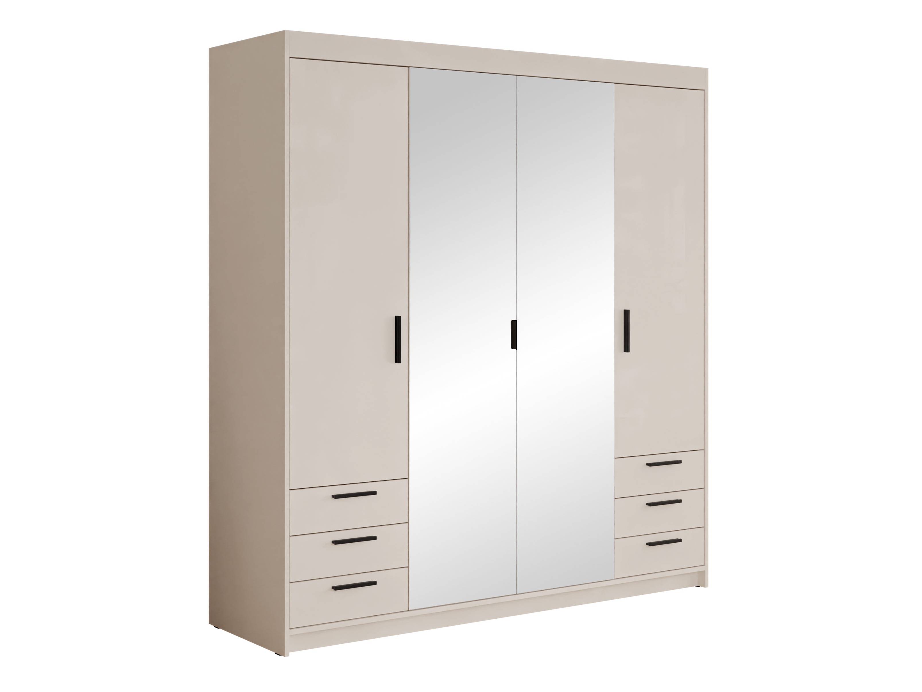 Kleiderschrank Novduni 115 (Beige)