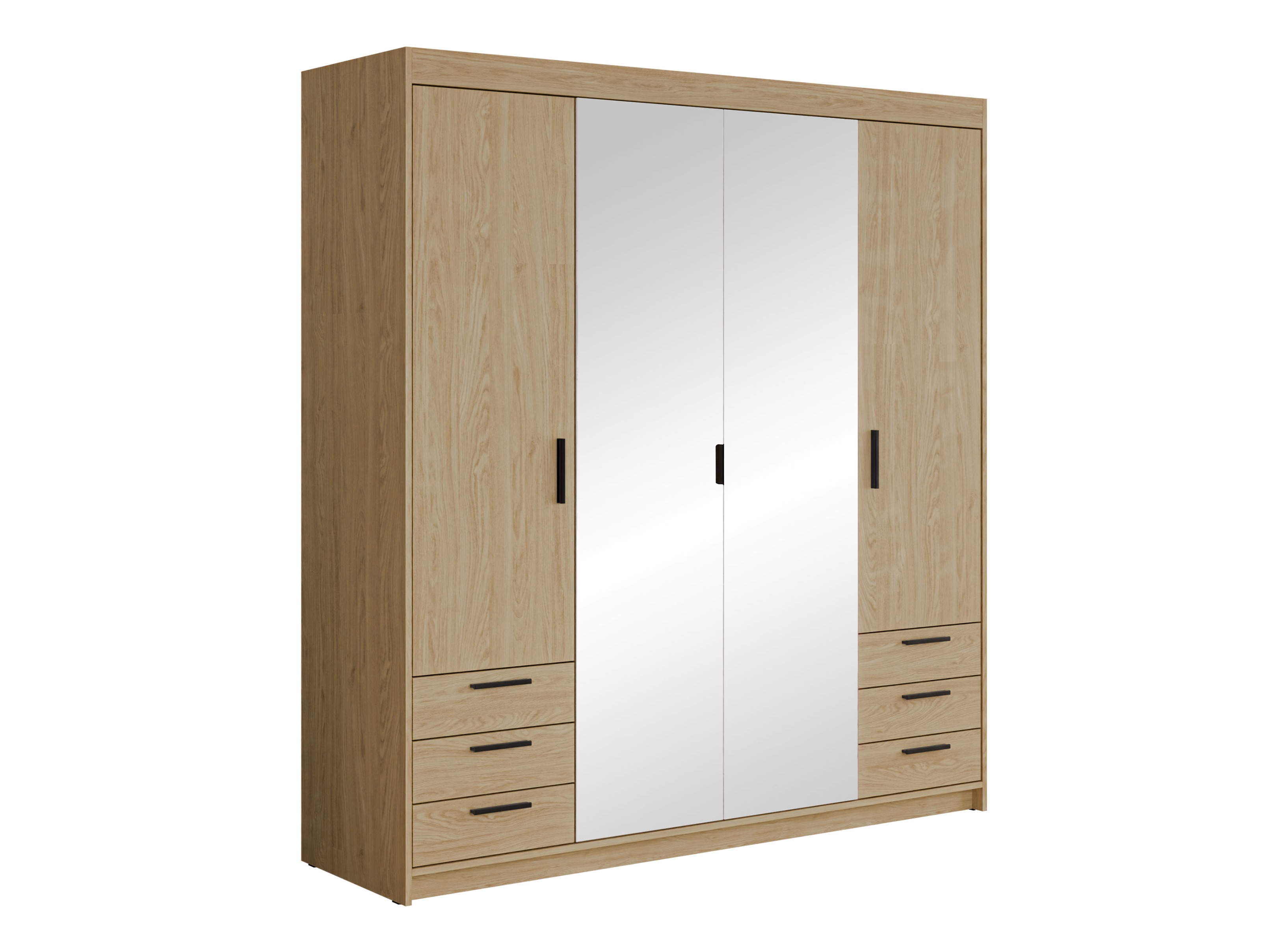 Kleiderschrank Novduni 115 (Eichenholzoptik)