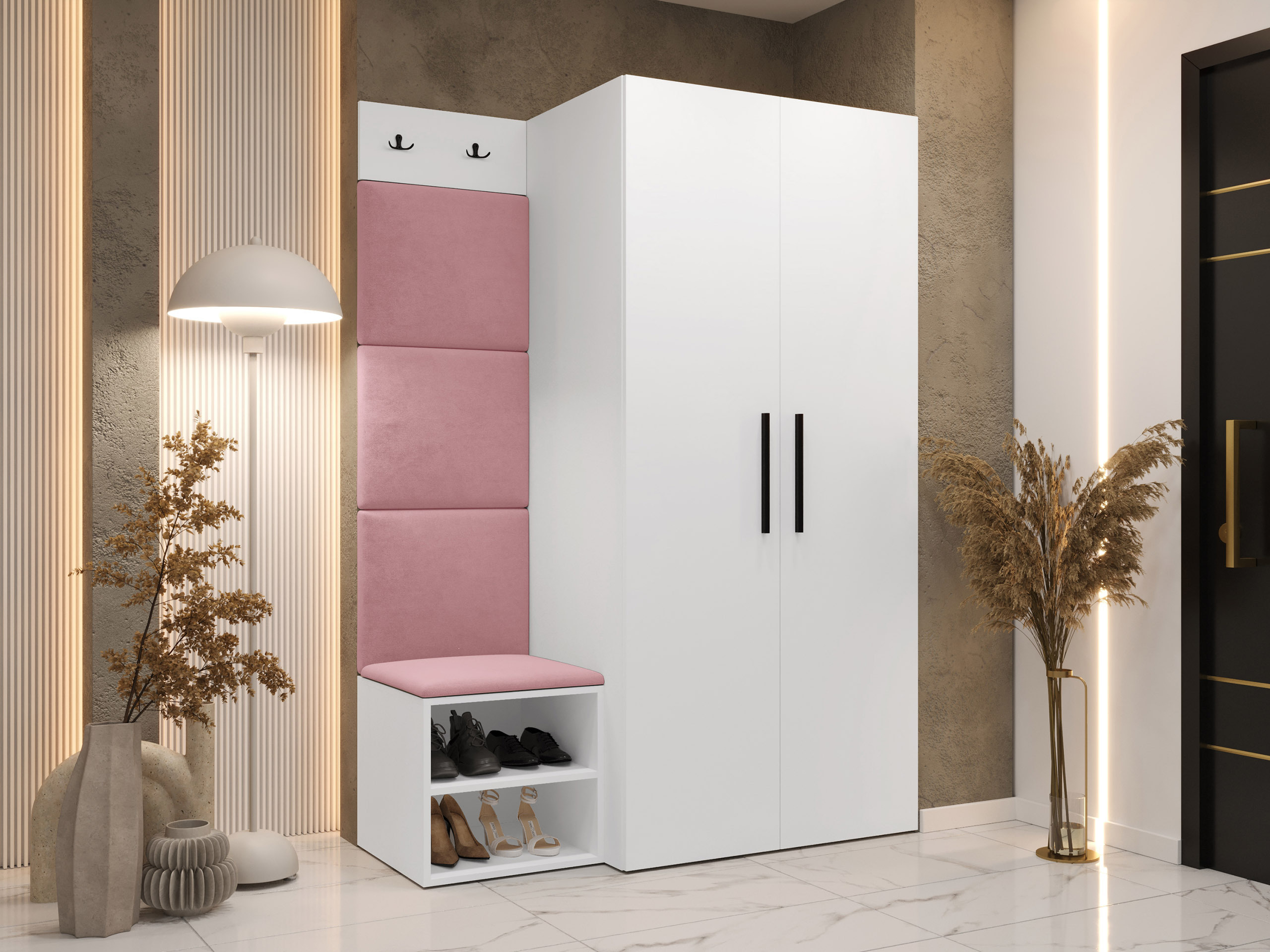 Flurgarnitur Hartford 523 (Weiss)