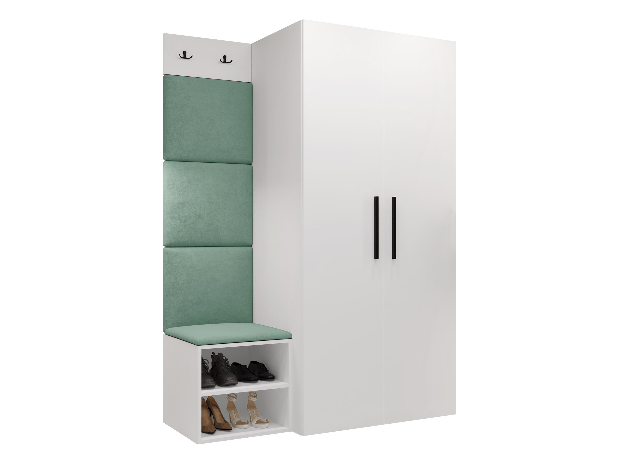 Flurgarnitur Hartford 523 (Weiss)