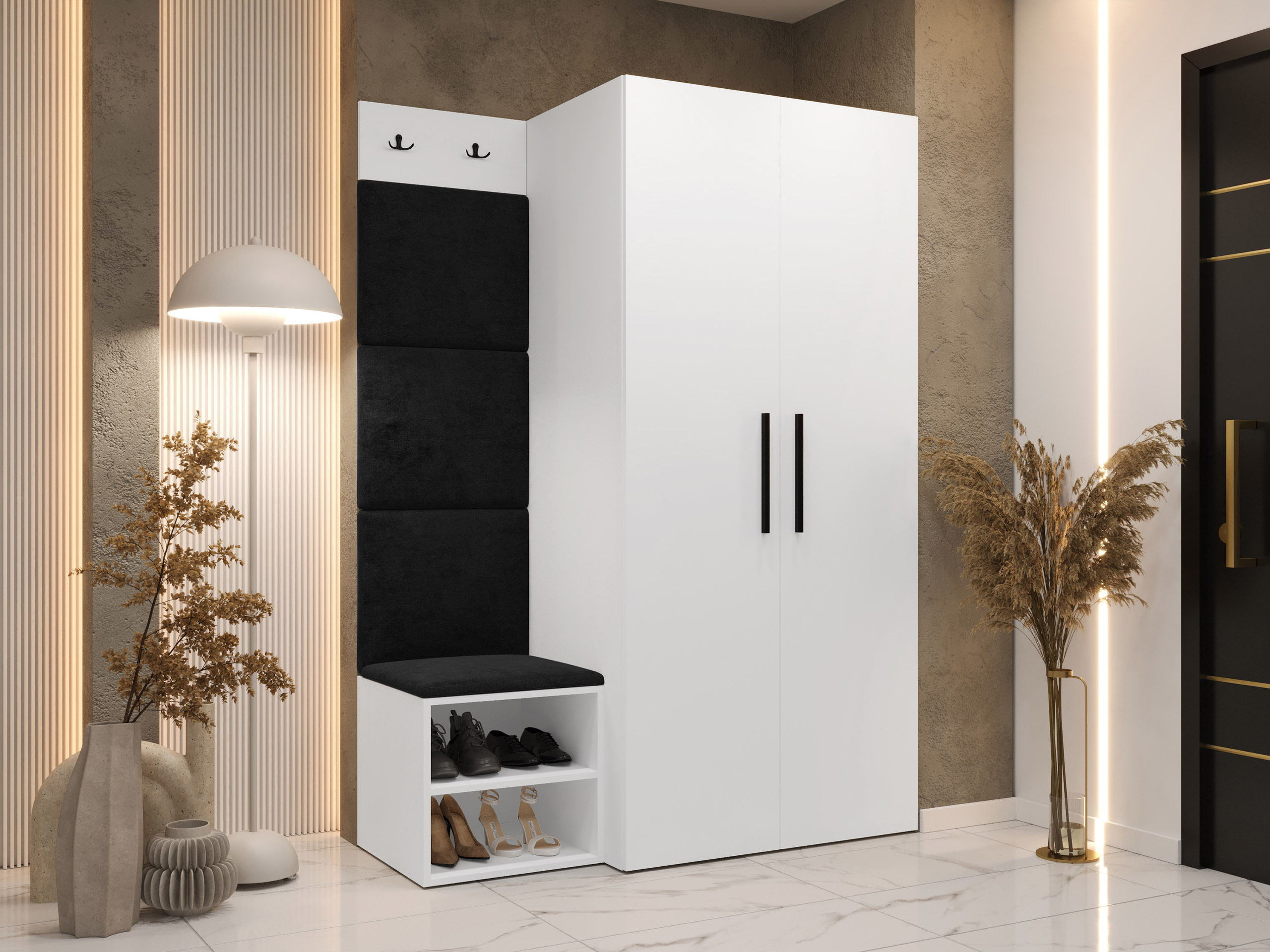 Flurgarnitur Hartford 523 (Weiss)