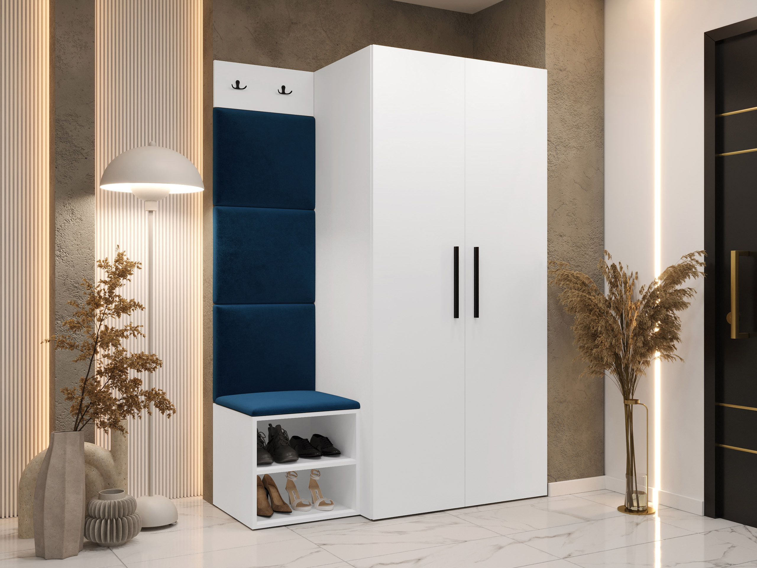 Flurgarnitur Hartford 523 (Weiss)