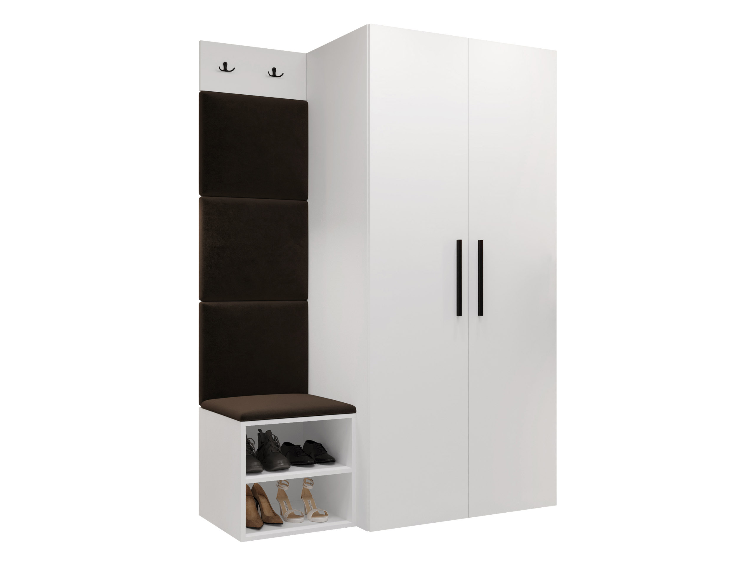 Flurgarnitur Nitos IV (Weiss)