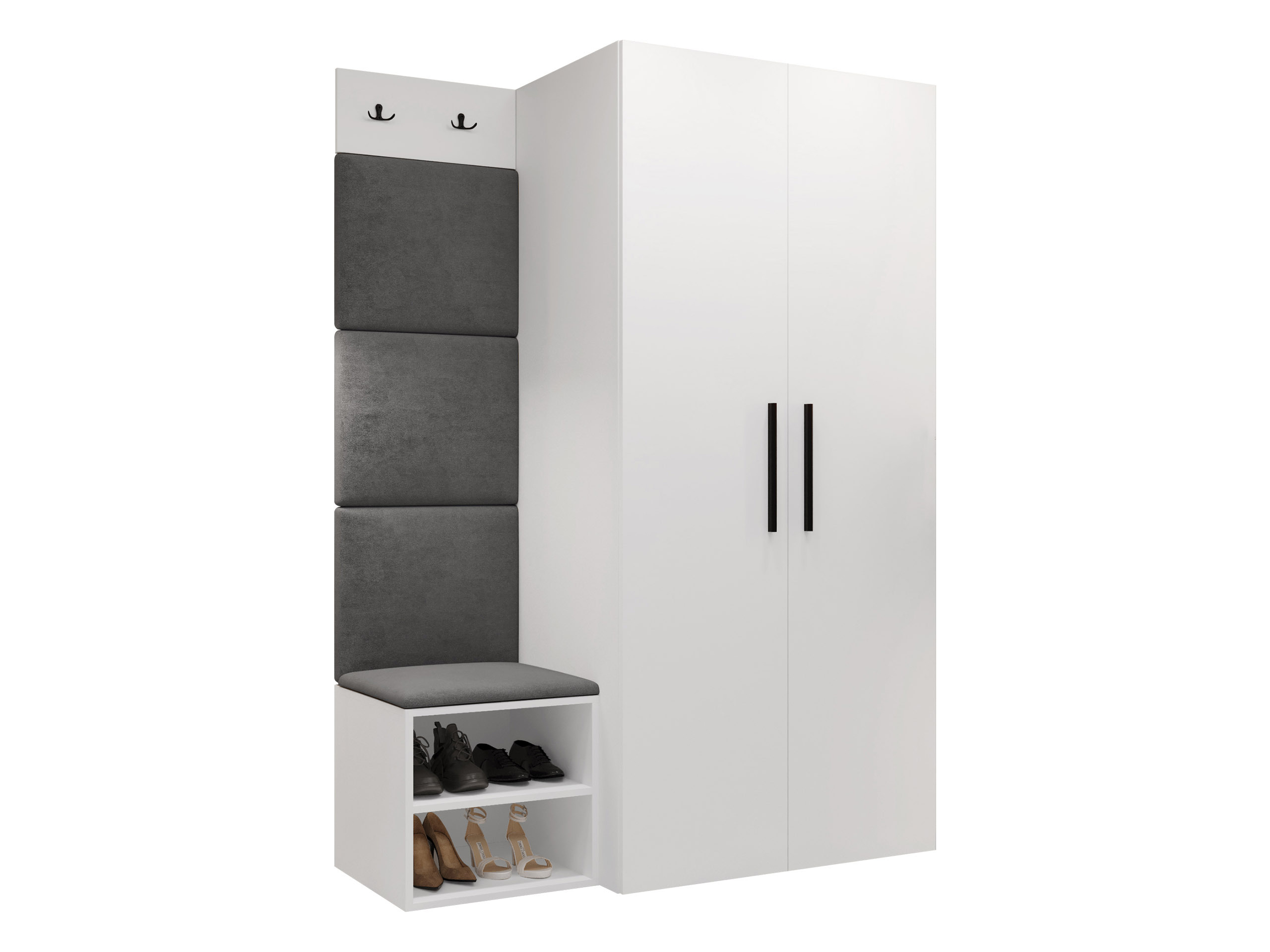 Flurgarnitur Nitos IV (Weiss)