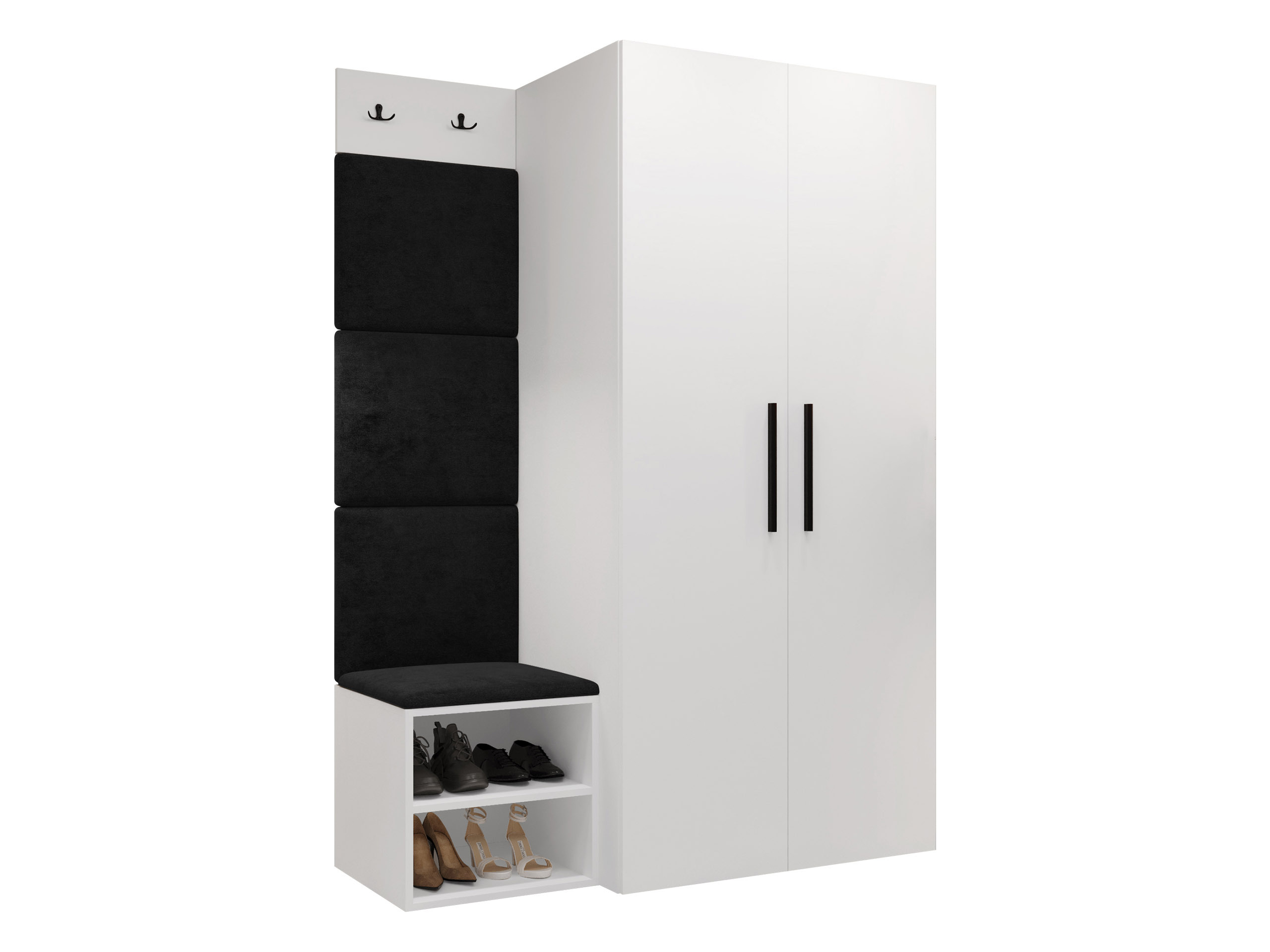 Flurgarnitur Nitos IV (Weiss)