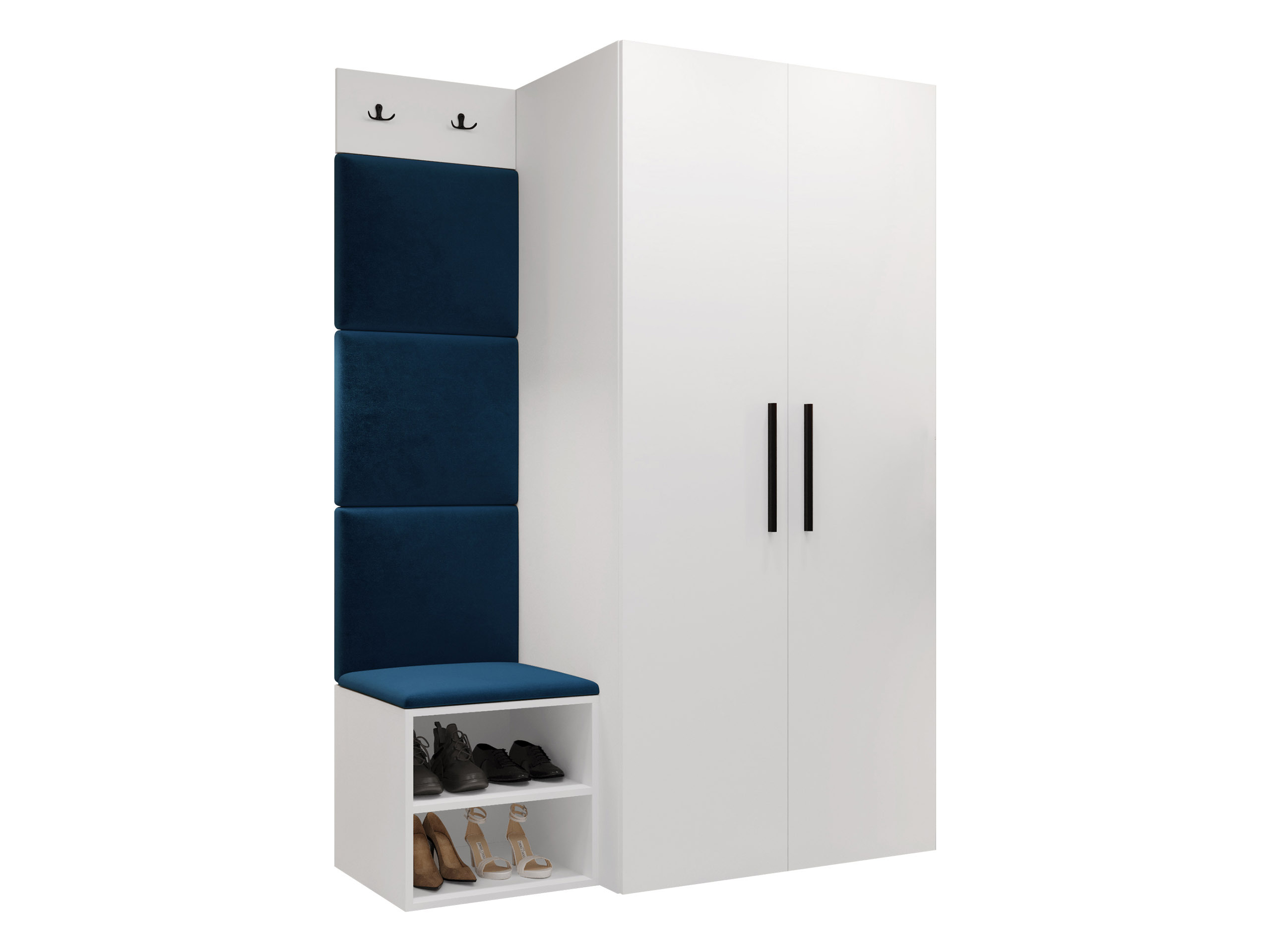 Flurgarnitur Nitos IV (Weiss)