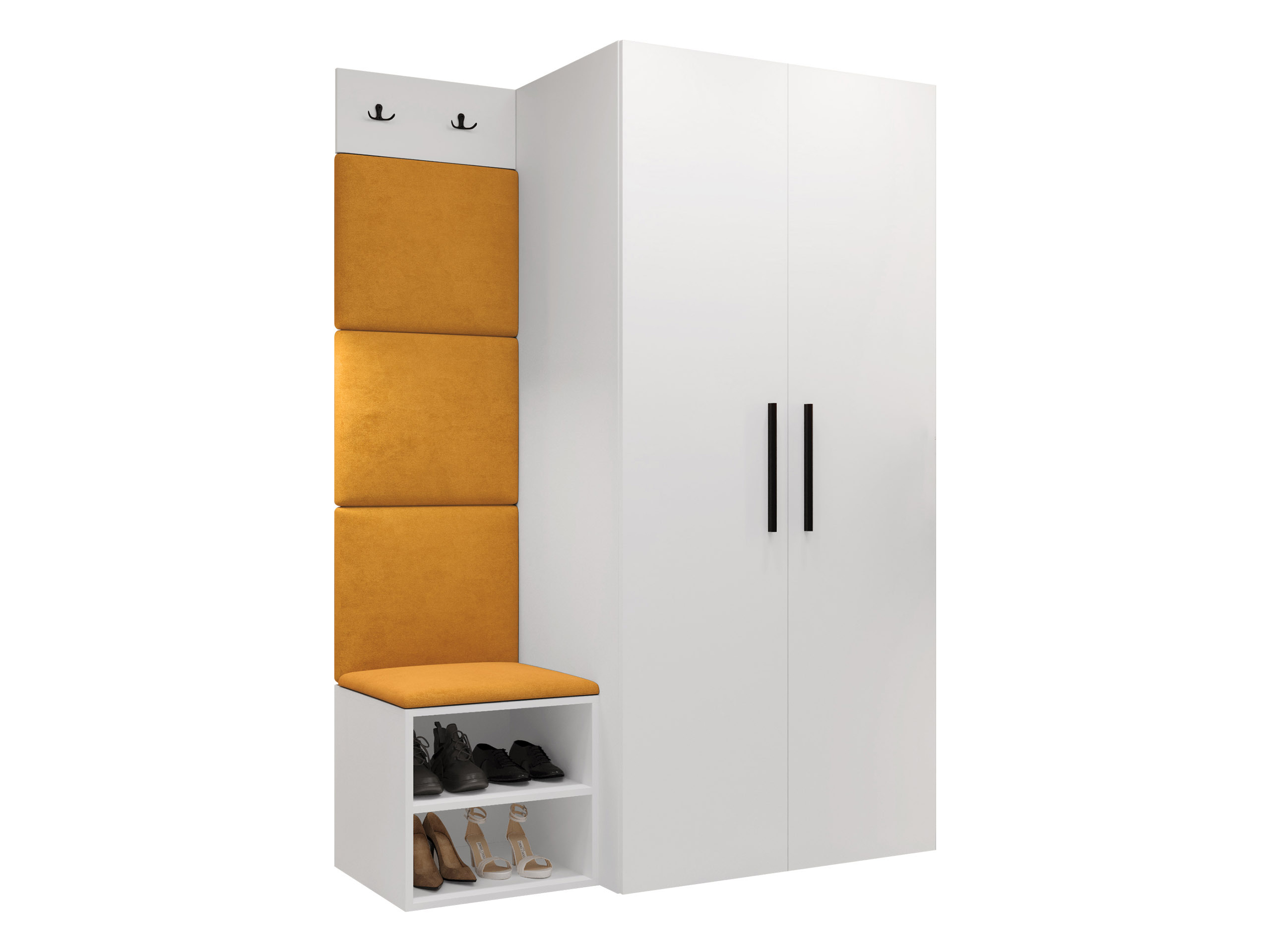 Flurgarnitur Nitos IV (Weiss)