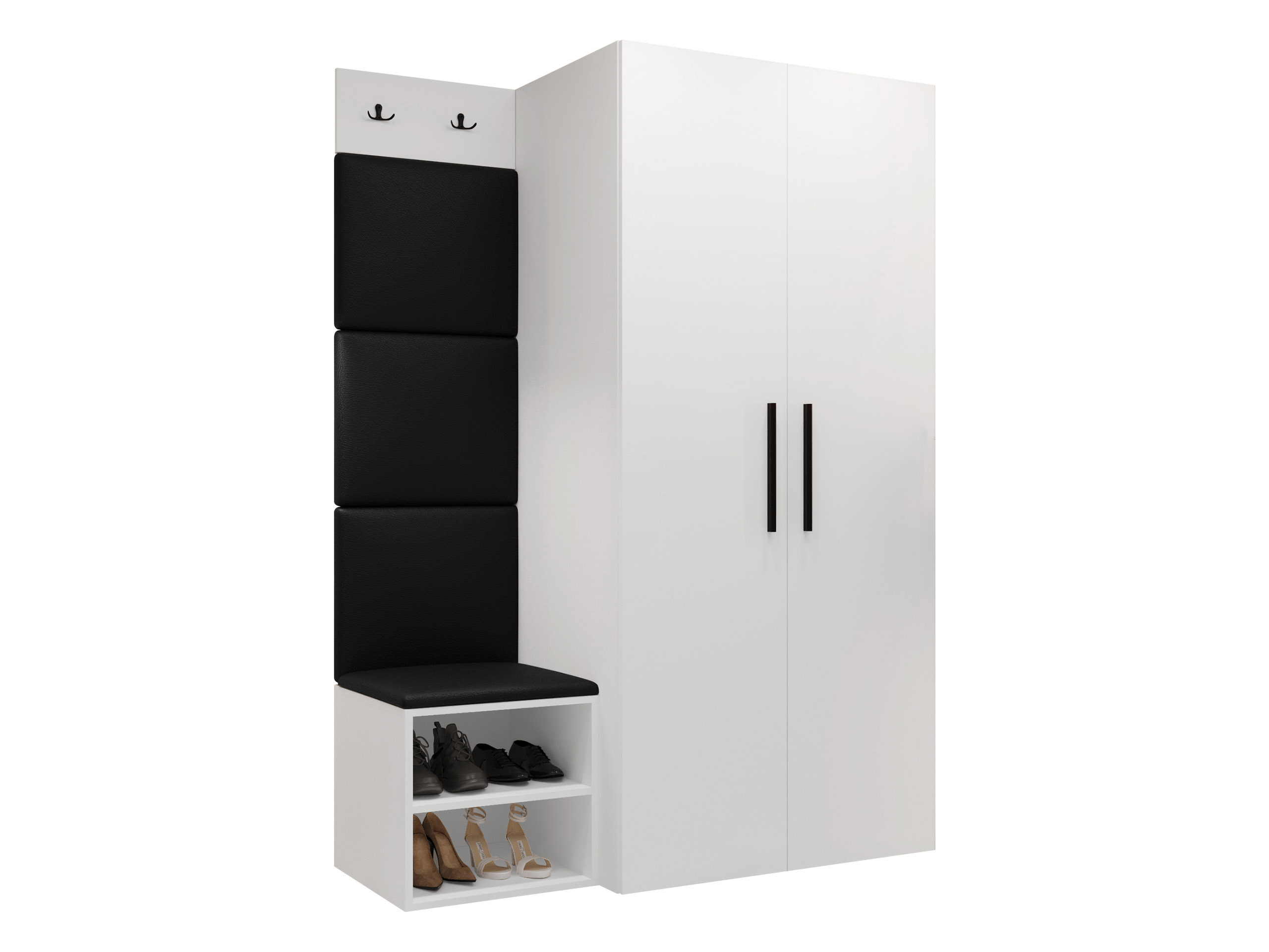 Flurgarnitur Nitos IV (Weiss)