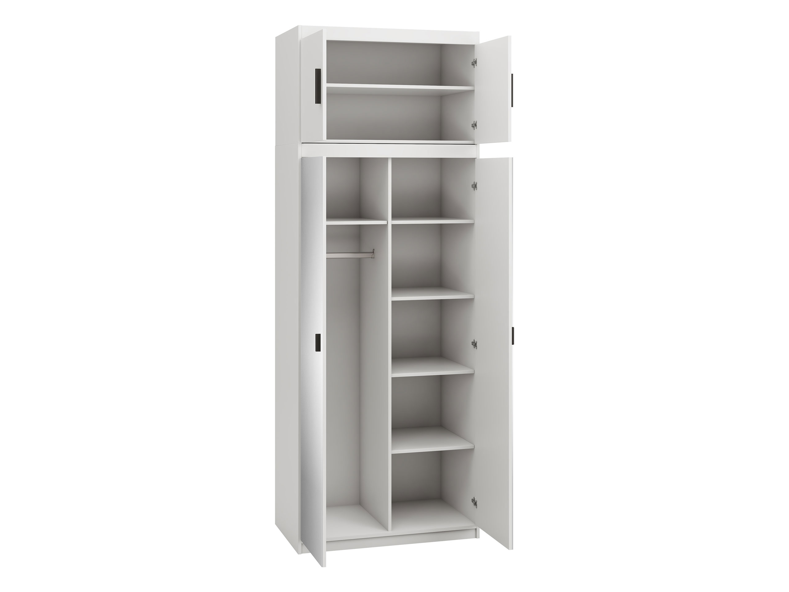 Kleiderschrank Novduni 119 (Weiss)