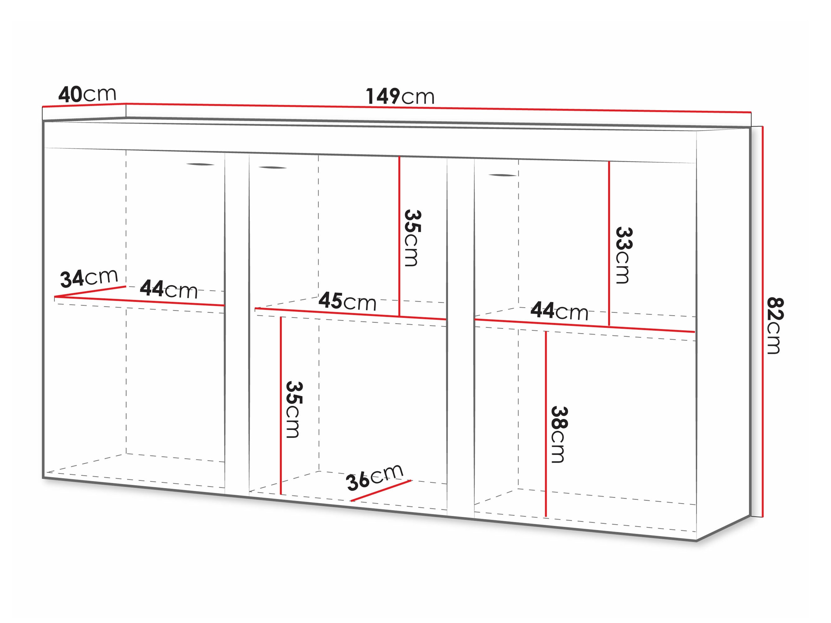 Sideboard Univio I (Weiss)
