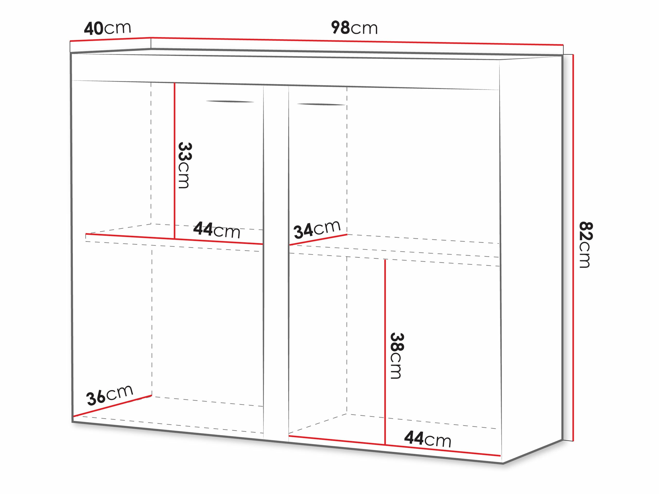 Sideboard Univio (Sonoma eichenholz)