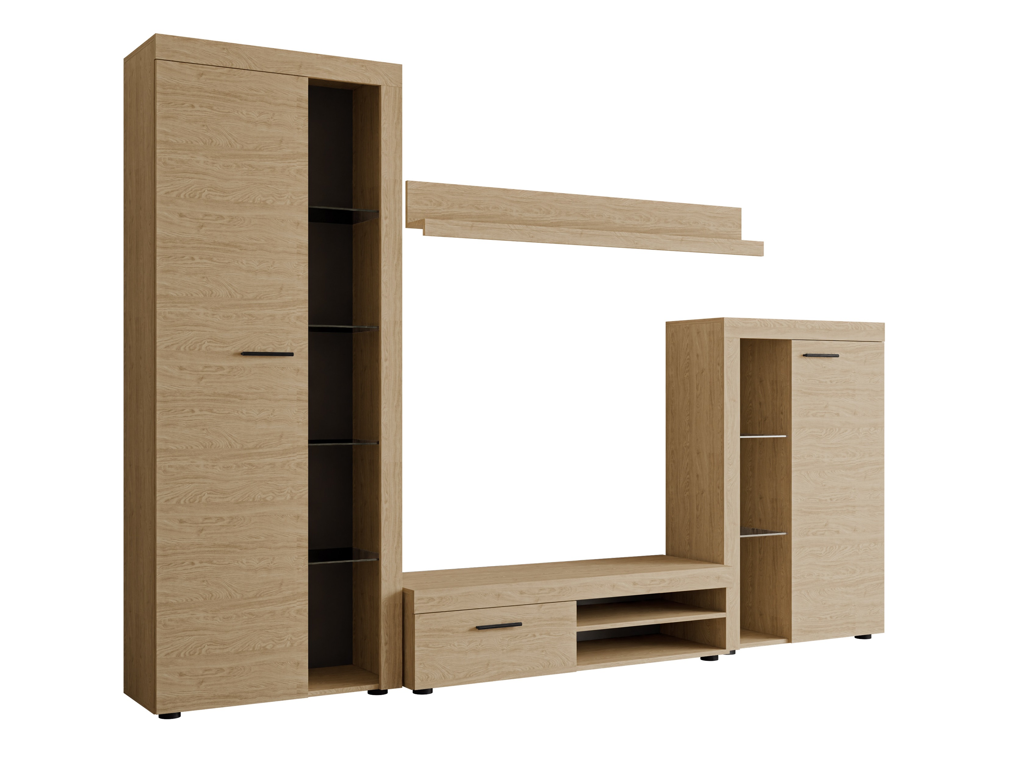Wohnzimmer-Set Univio (Eiche)
