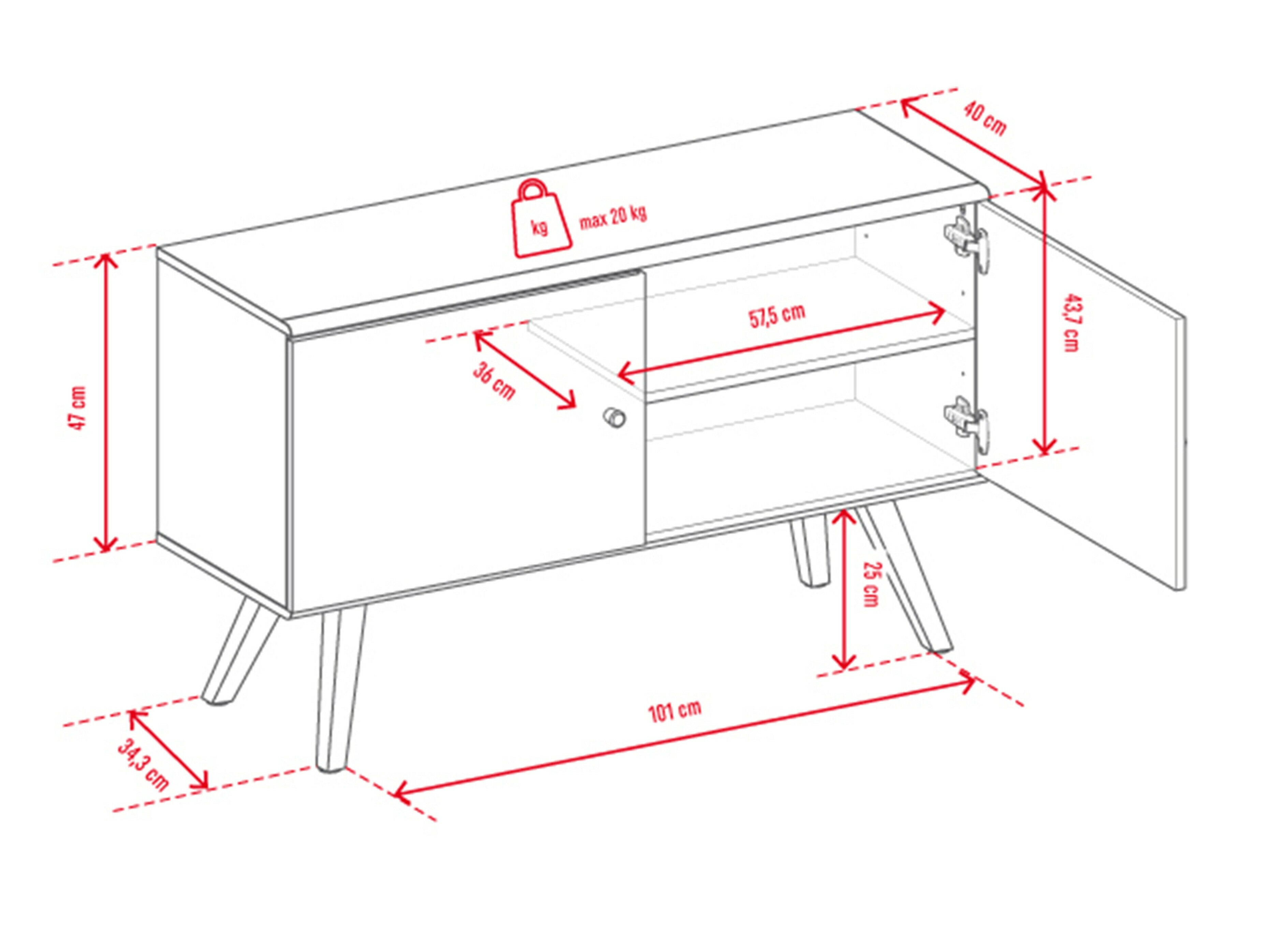 Wohnzimmer-Sets Ruvruvi 121 (Eichenholzoptik)