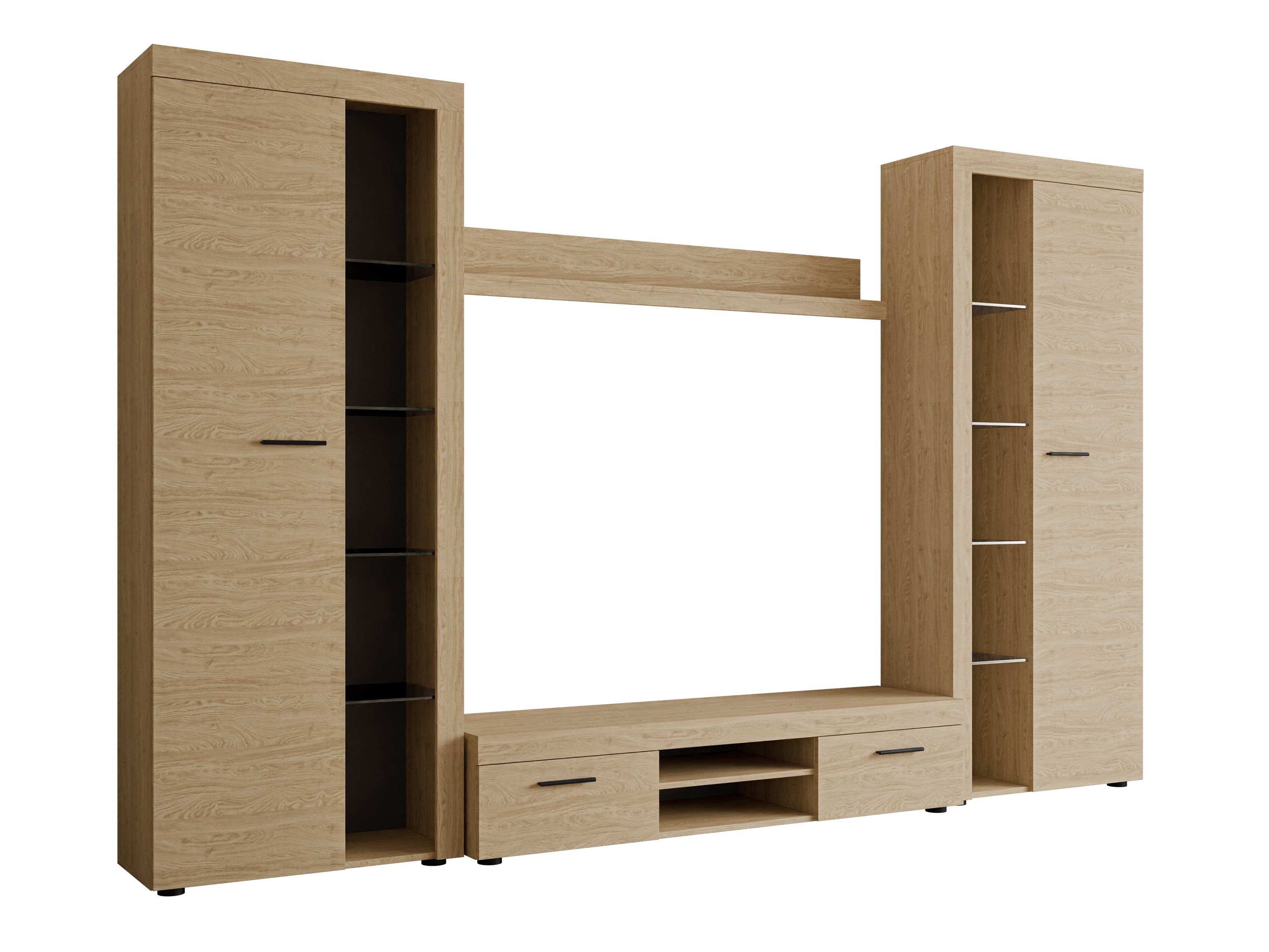 Wohnzimmer-Sets Tucson 107 (Eichenholzoptik)