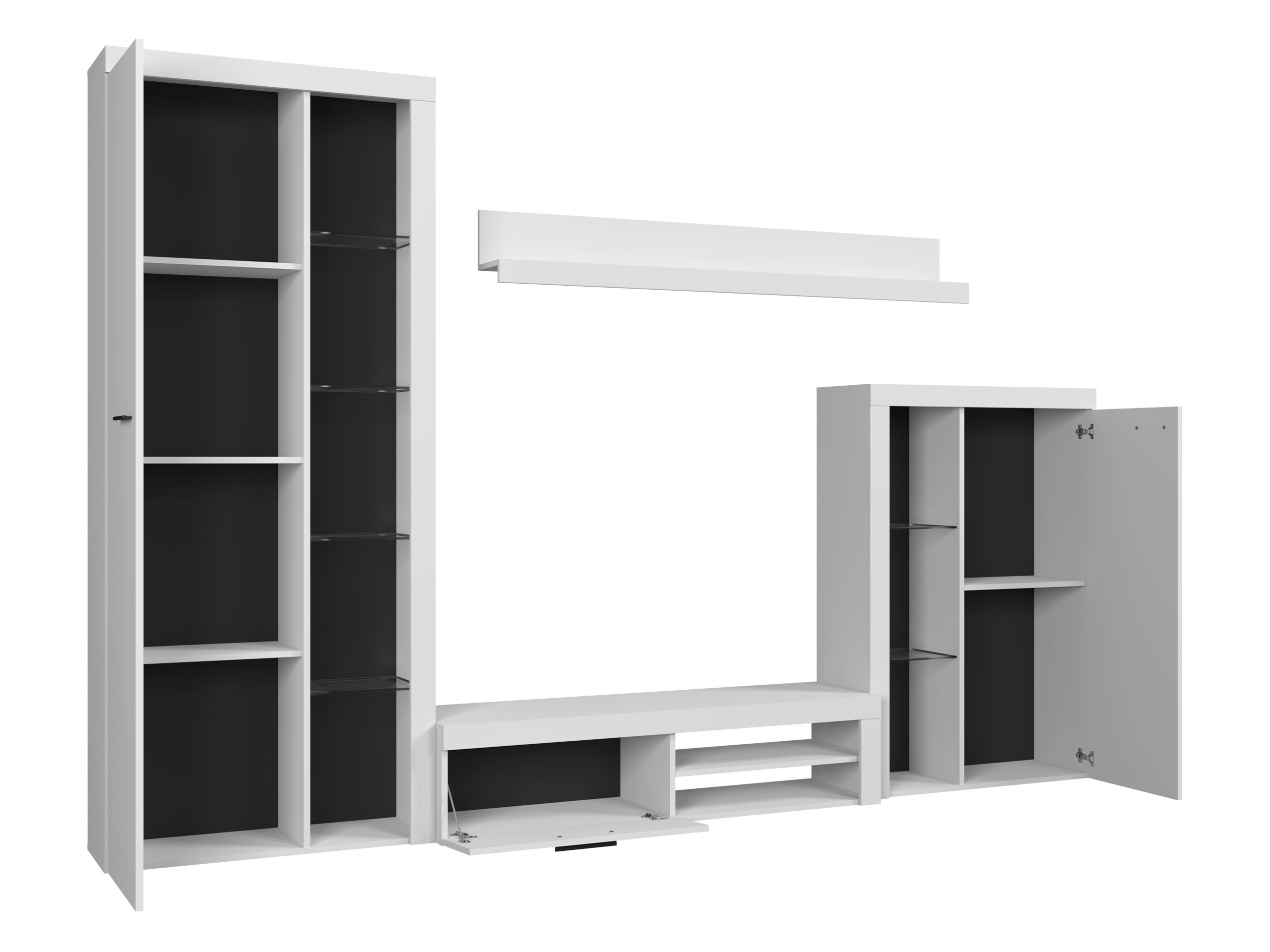 Wohnzimmer-Sets Univio I (Weiss)