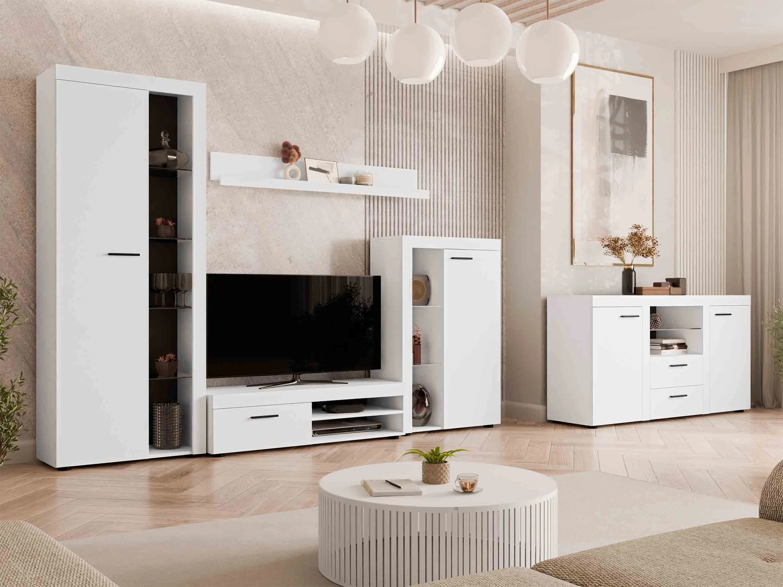 Wohnzimmer-Sets Tucson 103 (Weiss)
