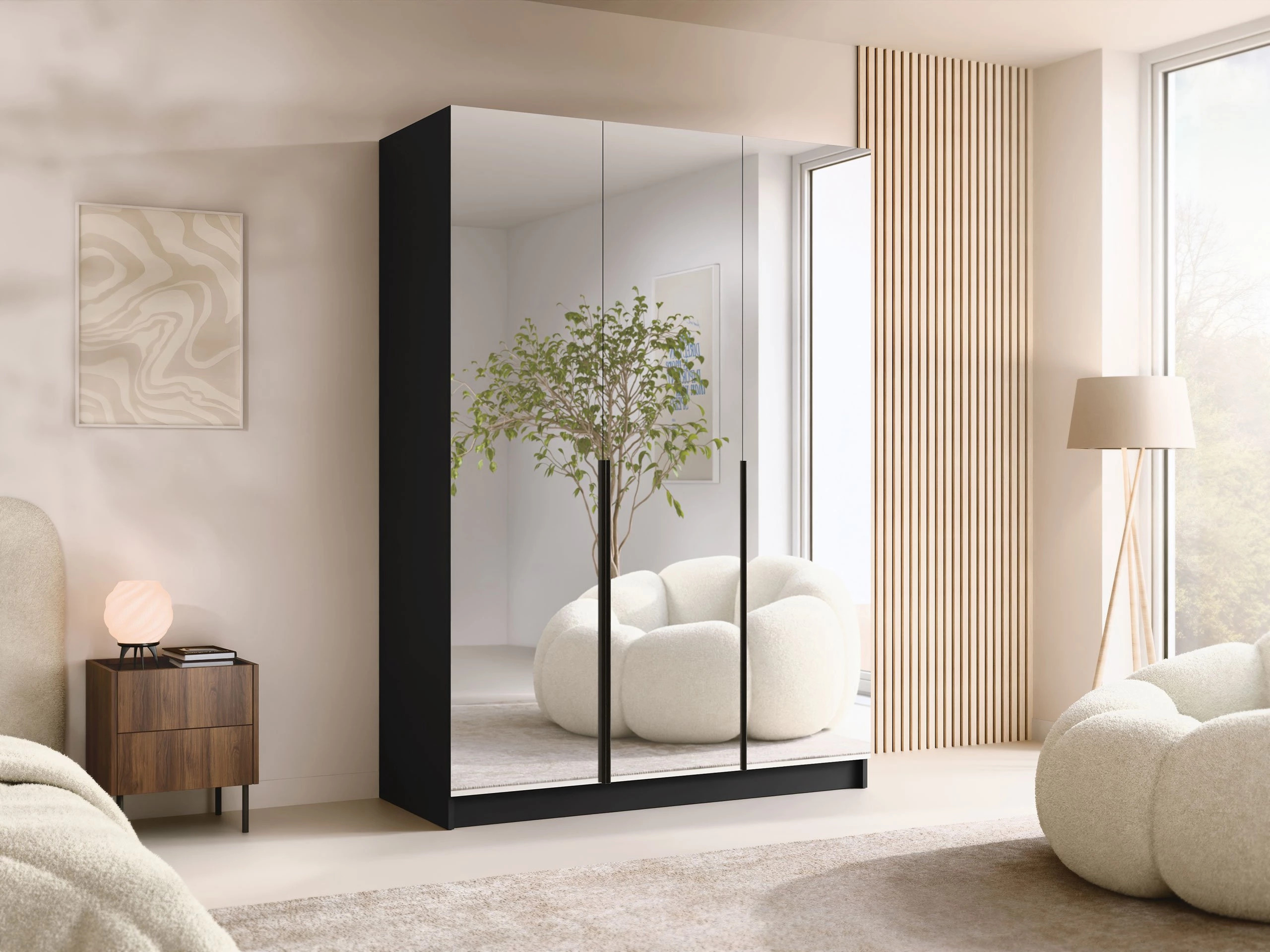 Kleiderschrank Closico 196 (Schwarz)