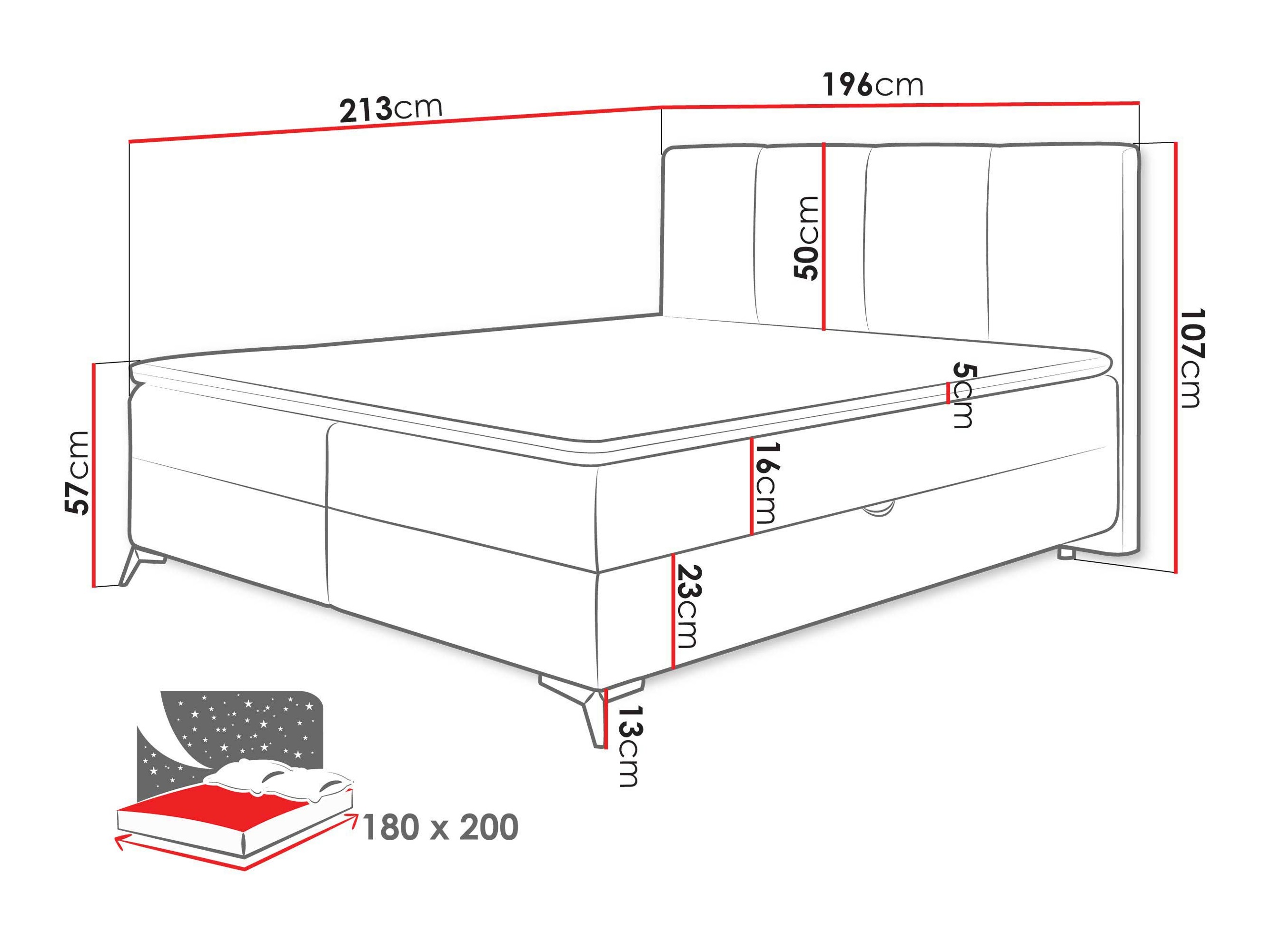 Boxspringbett Viter (Vibe 03)