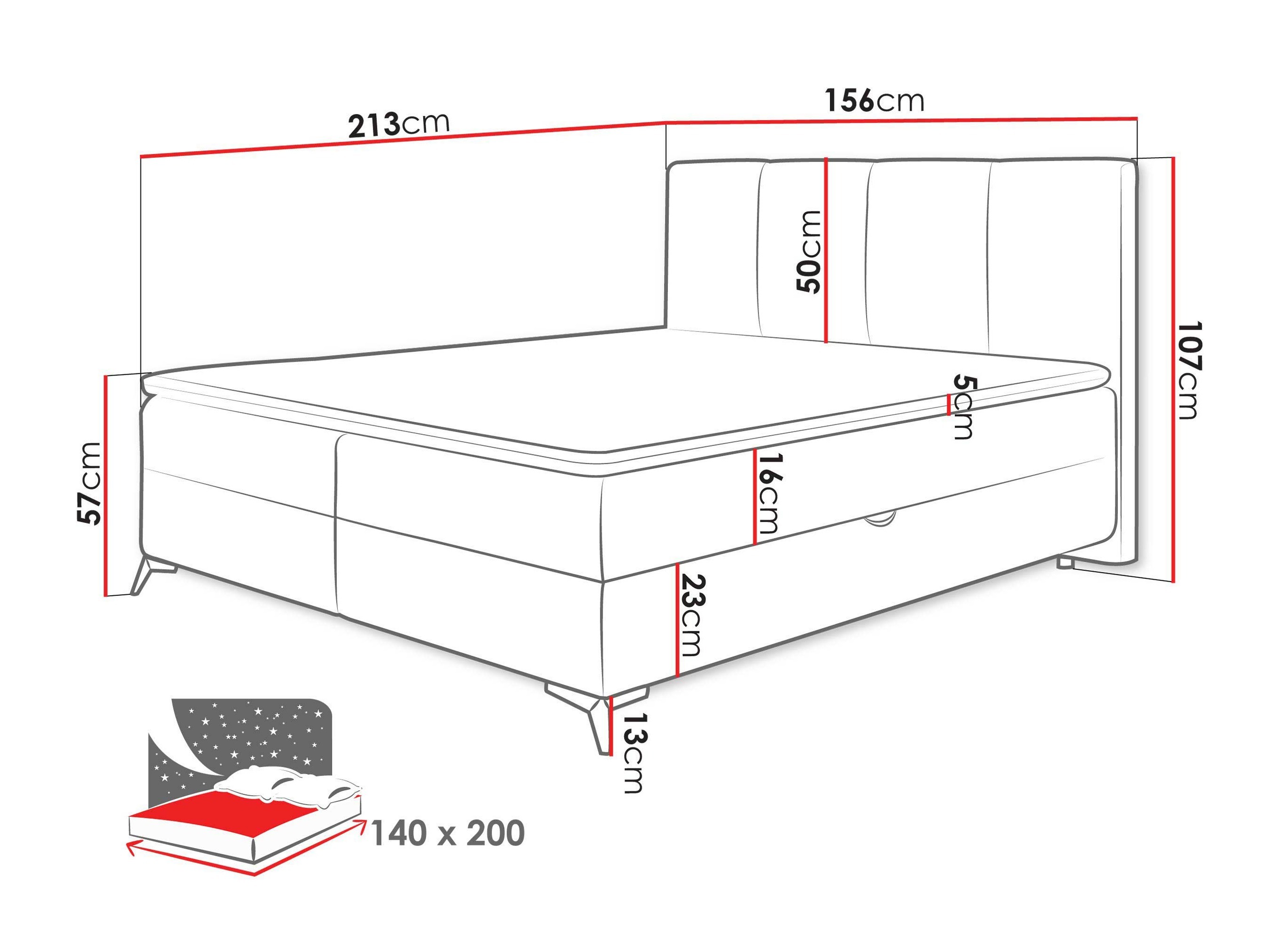 Boxspringbett Viter (Vibe 06)