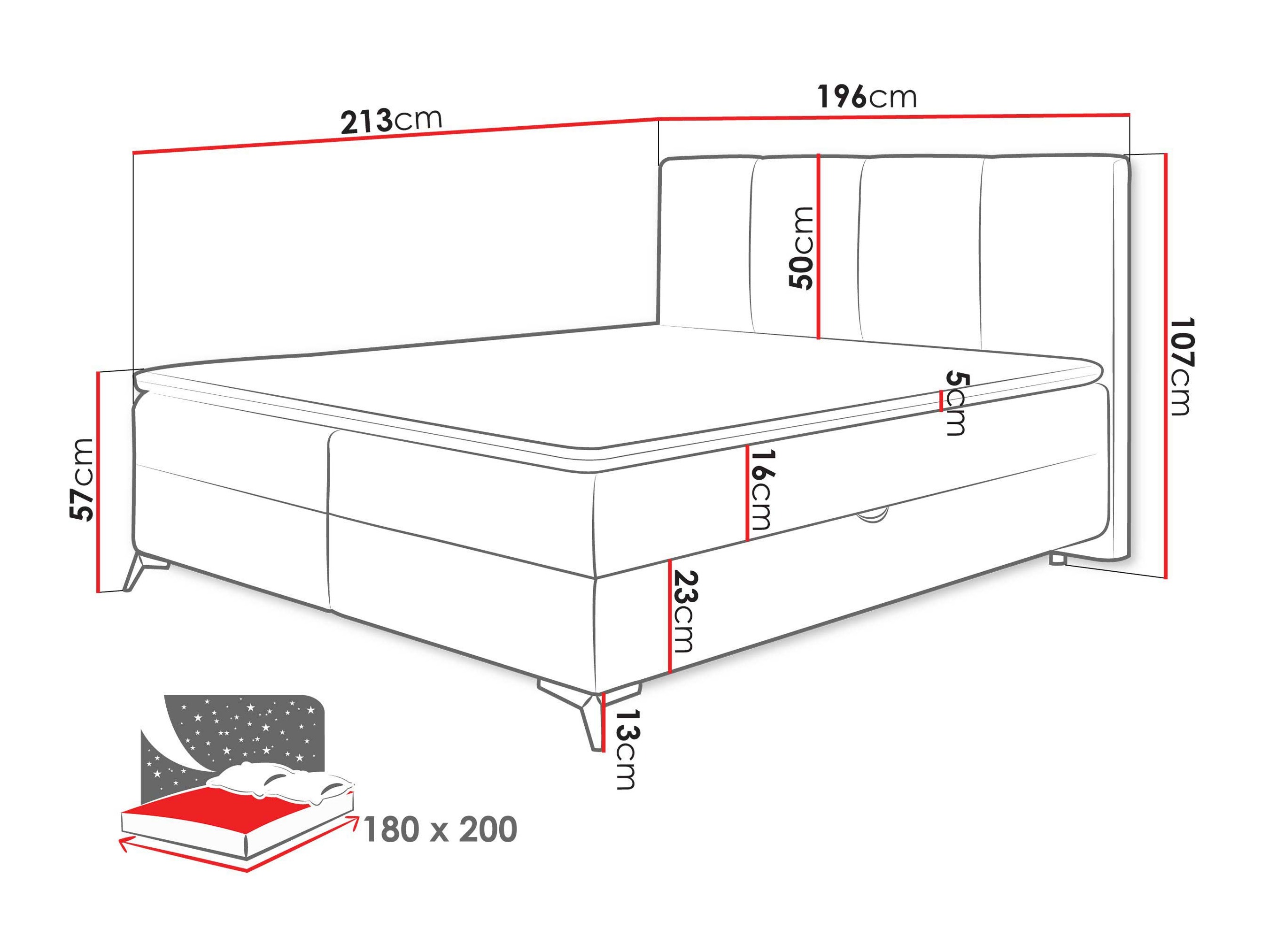 Boxspringbett Viter (Vibe 07)