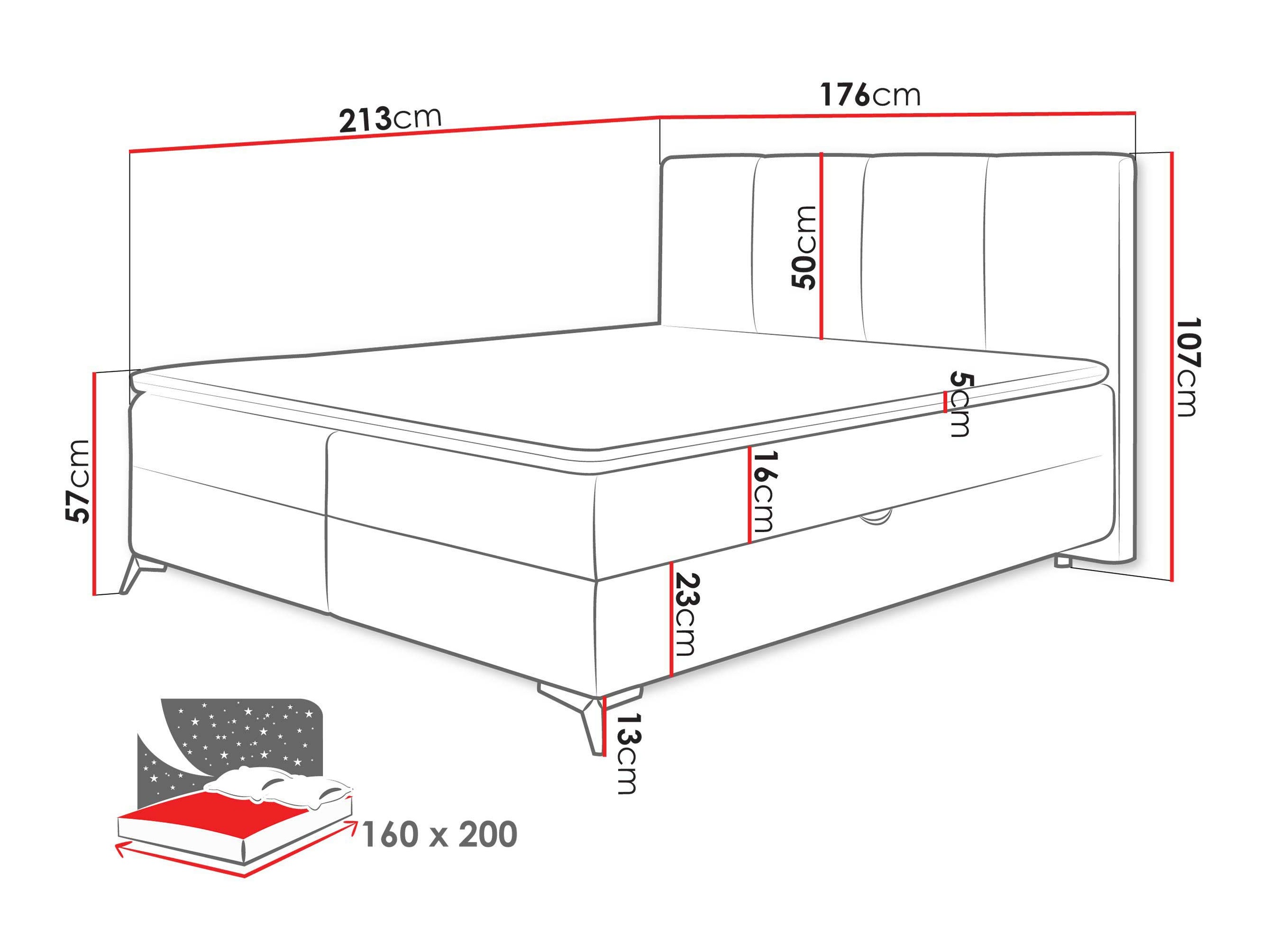 Boxspringbett Viter (Vibe 26)