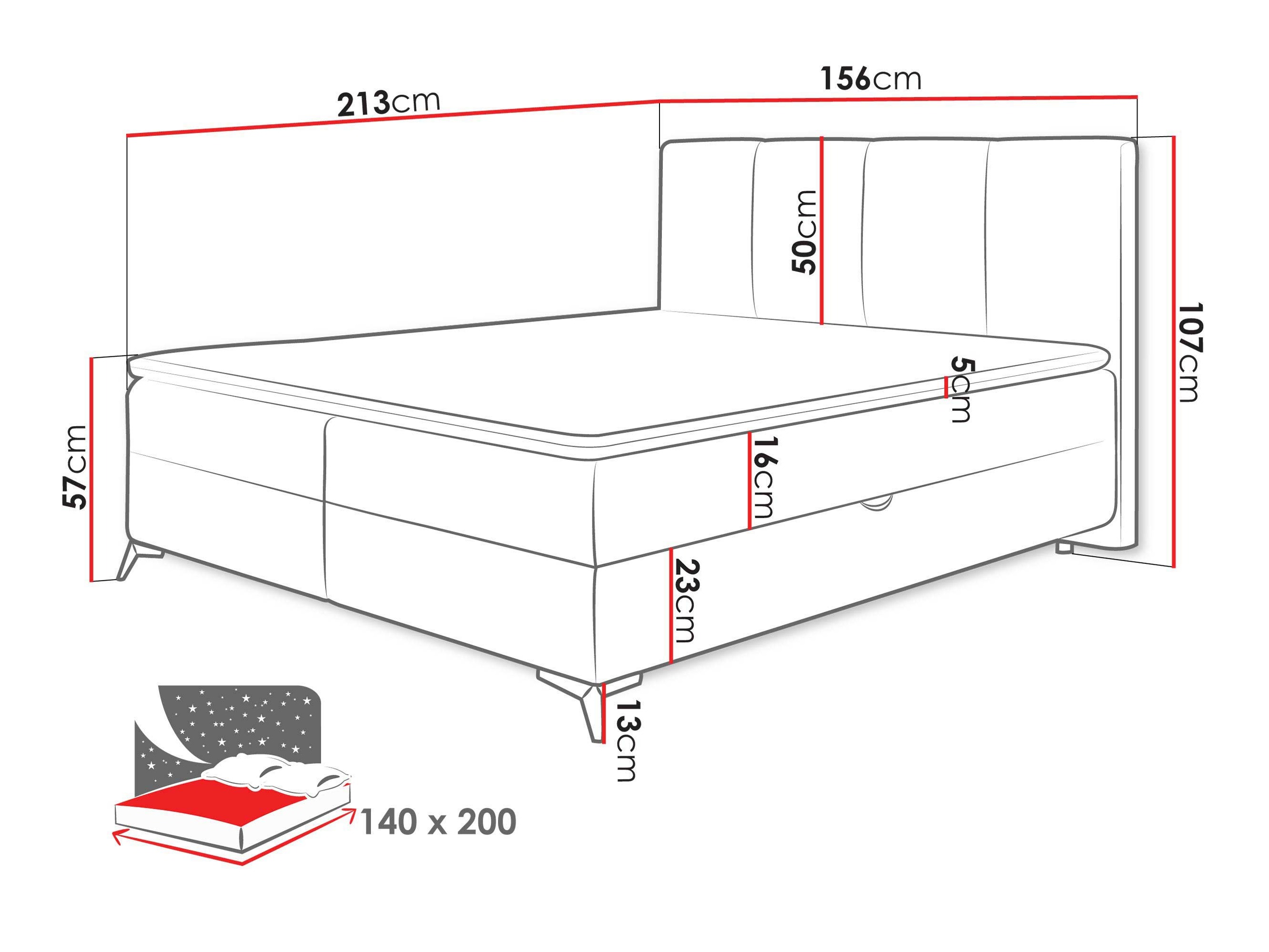 Boxspringbett Viter (Vibe 26)