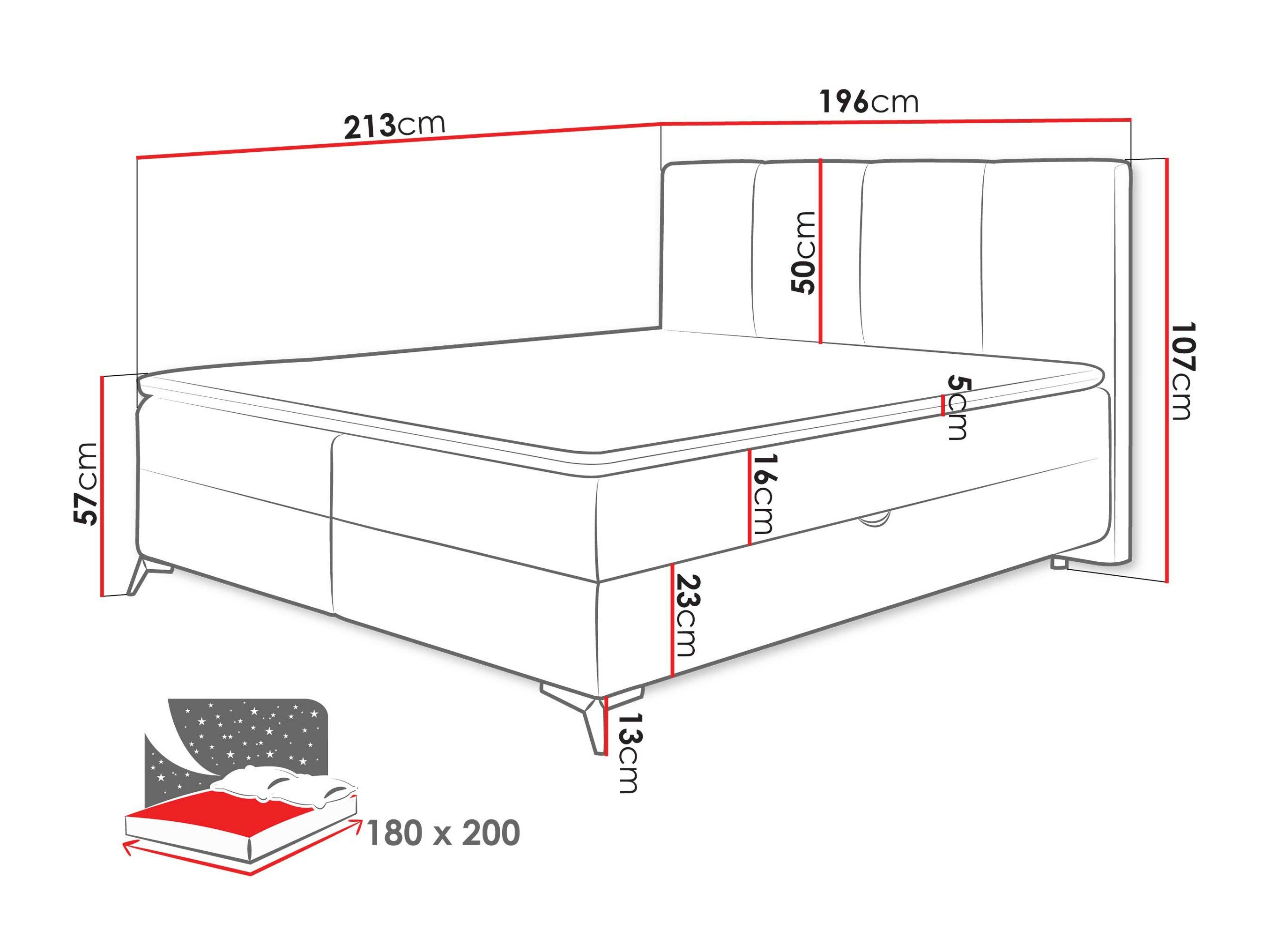 Boxspringbett Viter (Vibe 86)