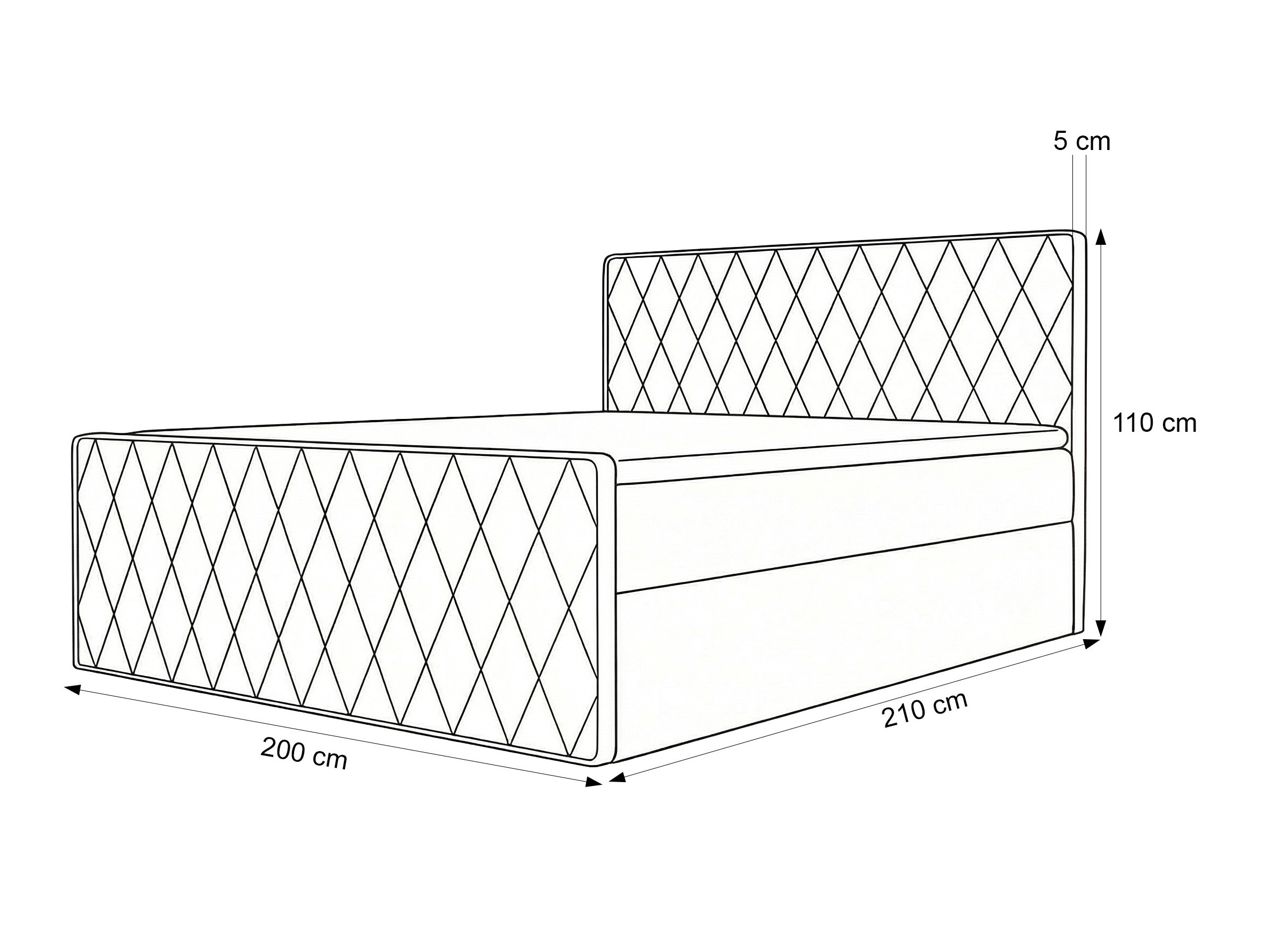 Boxspringbett Martinez 129 (Magic Velvet 2229)