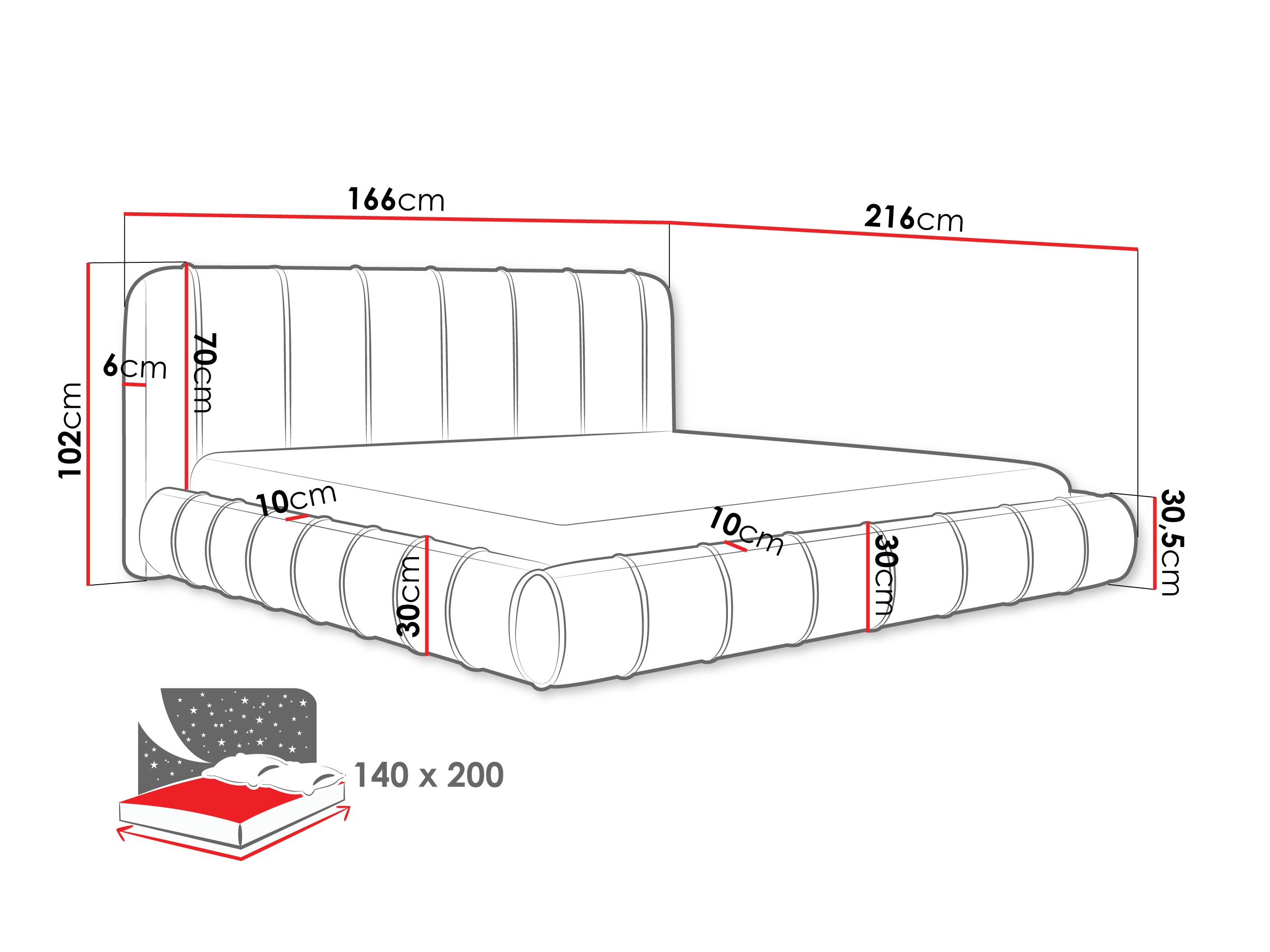 Bett Cucumos (Kronos 38)