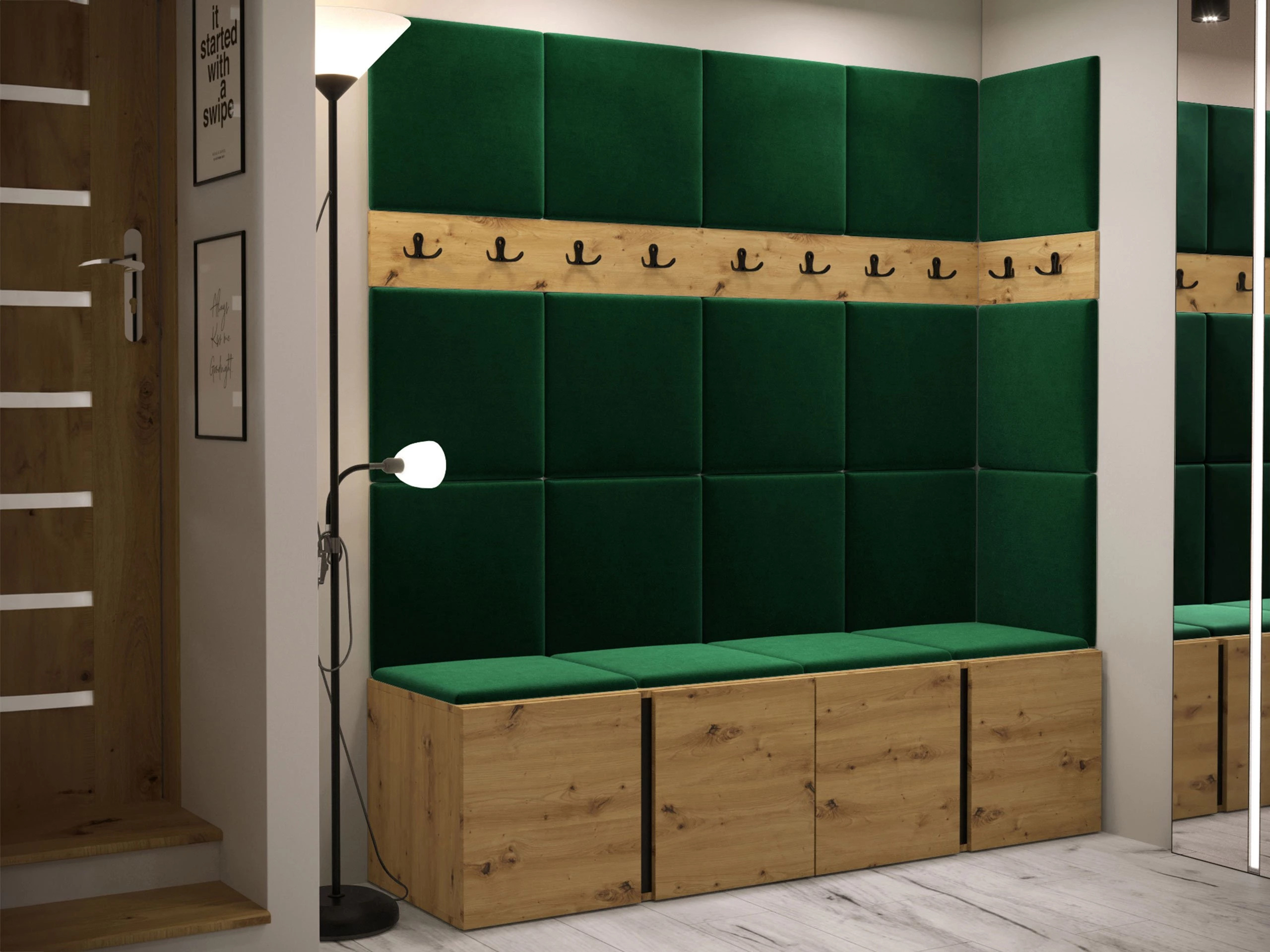 Flurgarnitur Hartford 265 (Artisan Eichenholzoptik)